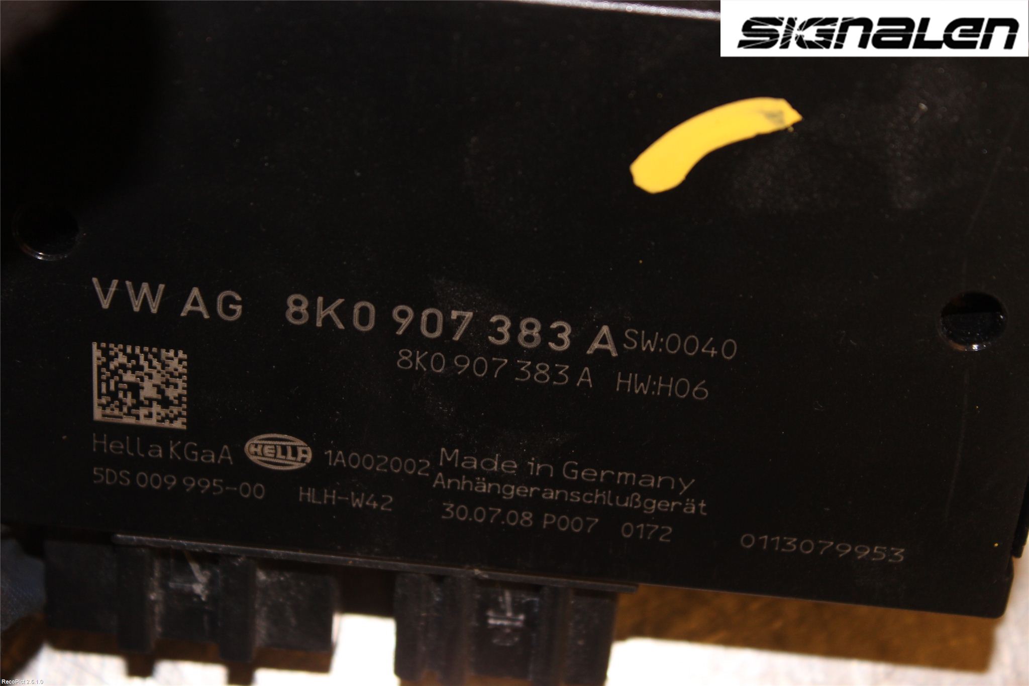 Audi A4/S4 08-11 Styrenhet Dragkrok