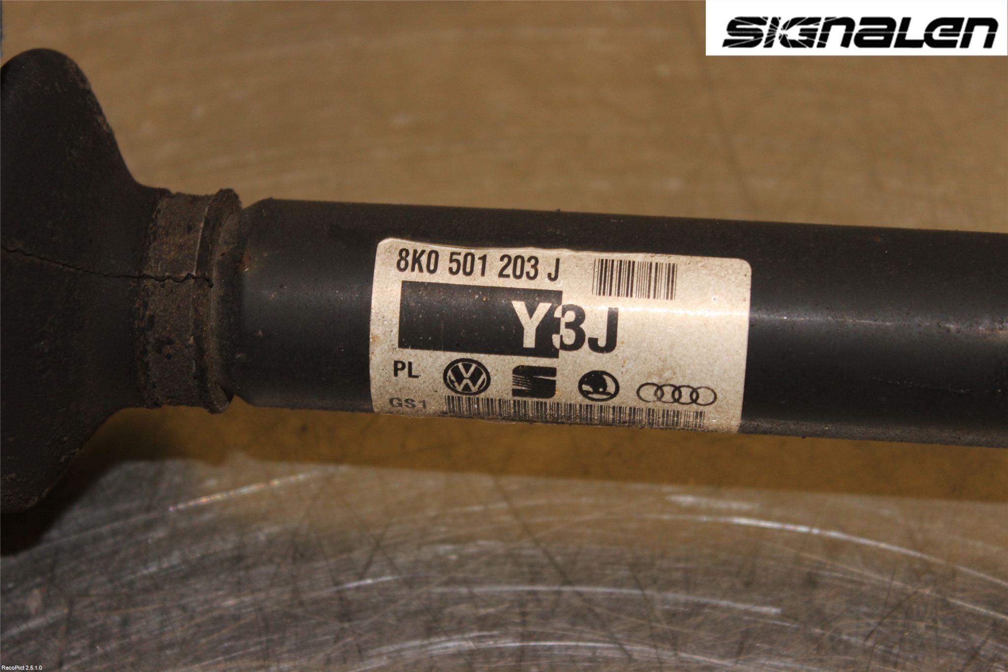 Audi A4/S4 08-11 Drivaxel Bak Vänster