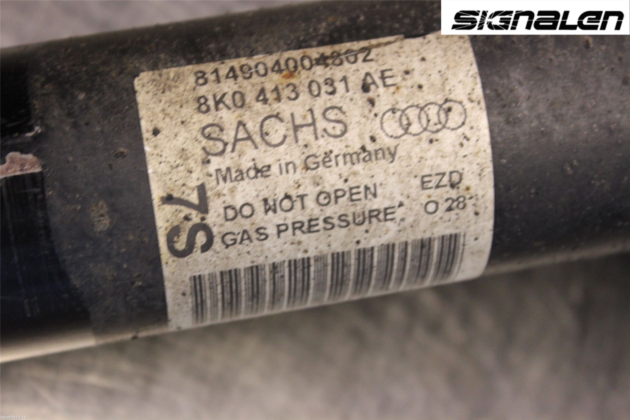 Audi A4/S4 08-11 Fjäderben Fram Höger