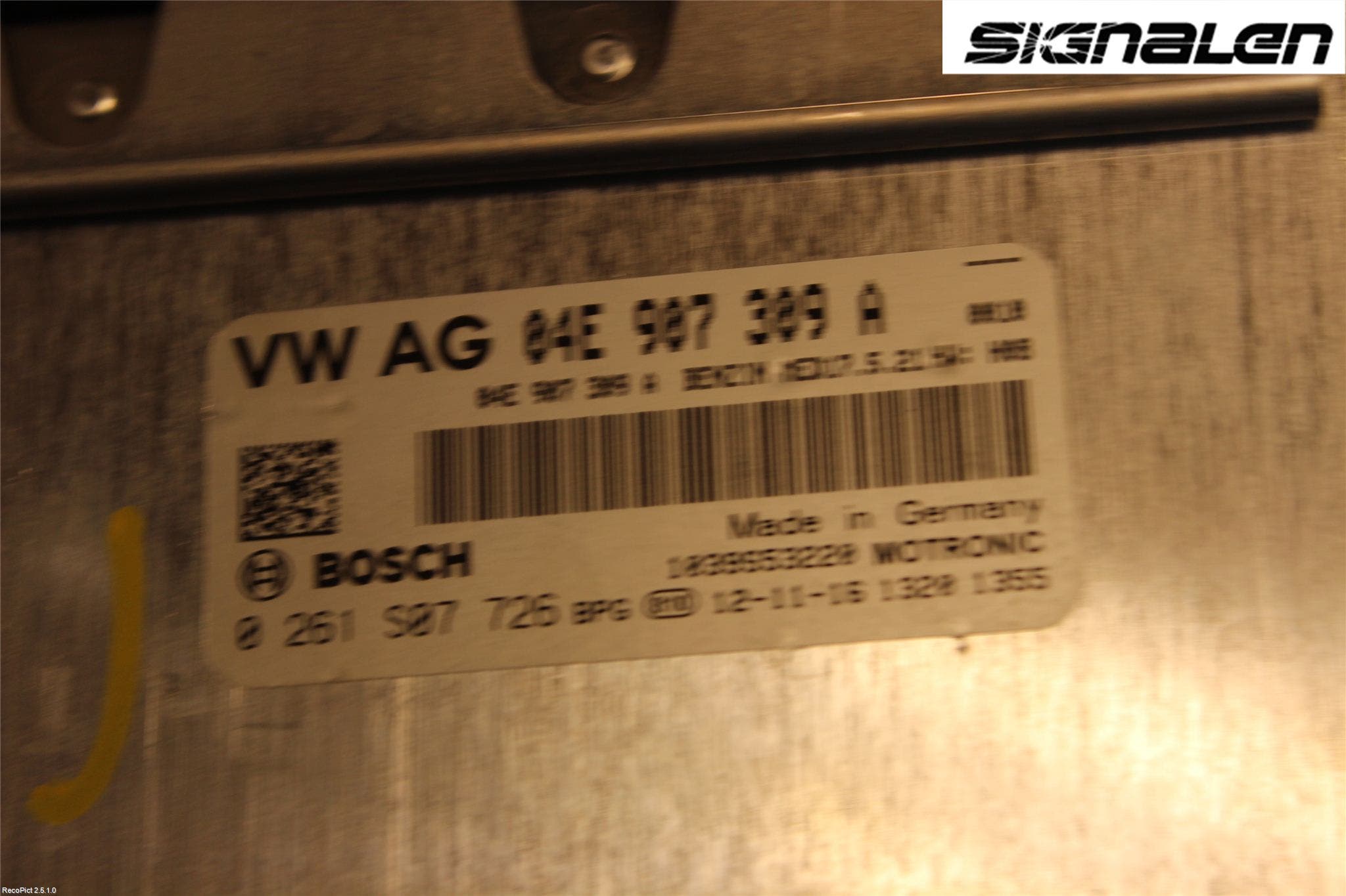 Volkswagen VW GOLF / E-GOLF VII 13-20 Styrenhet Insprut Bensin