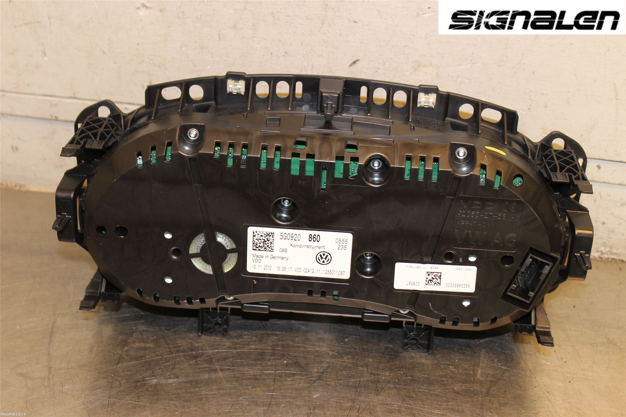 Volkswagen VW GOLF / E-GOLF VII 13-20 Instrument Komb