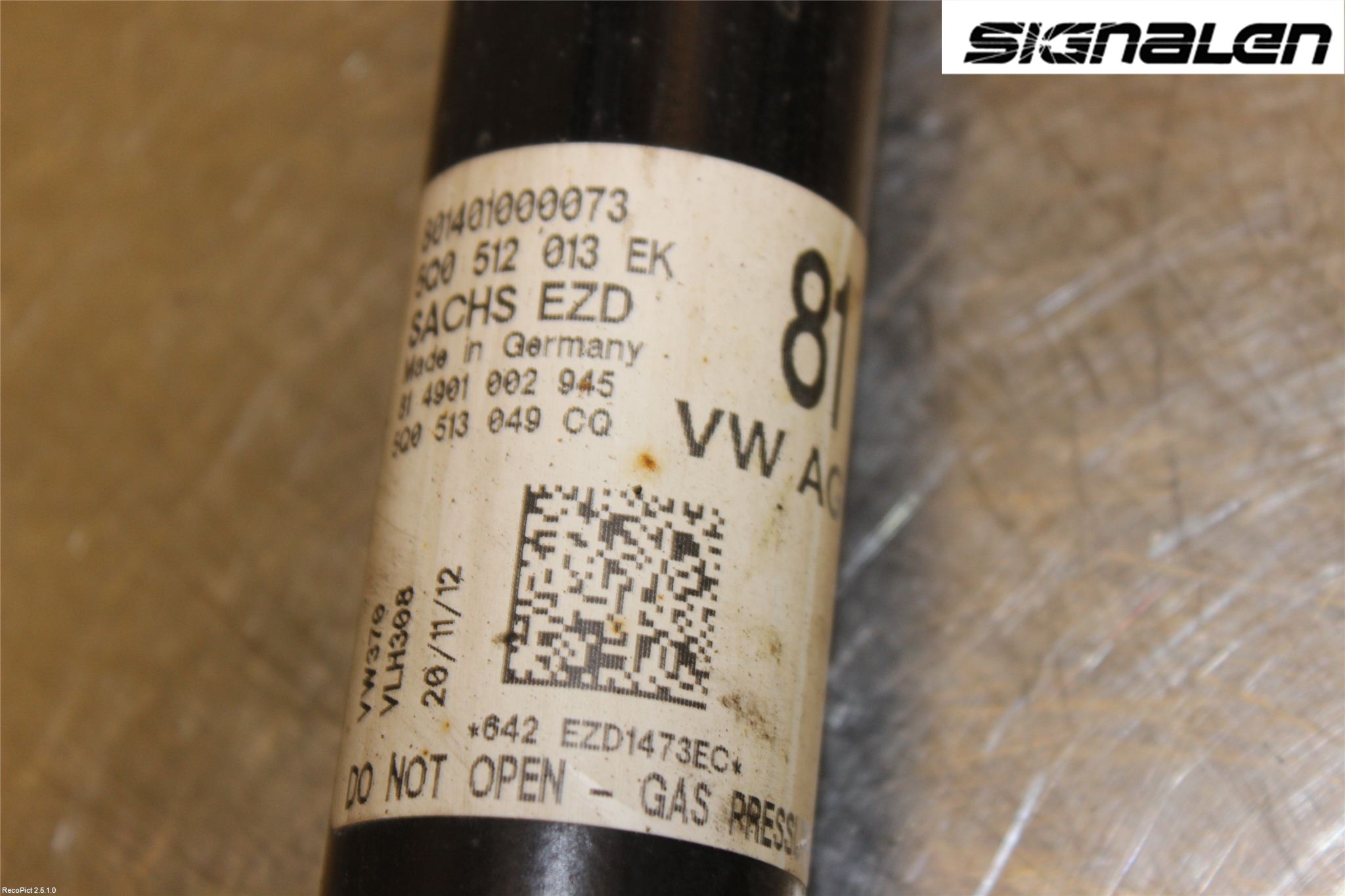 Volkswagen VW GOLF / E-GOLF VII 13-20 Stötdämpare Bak