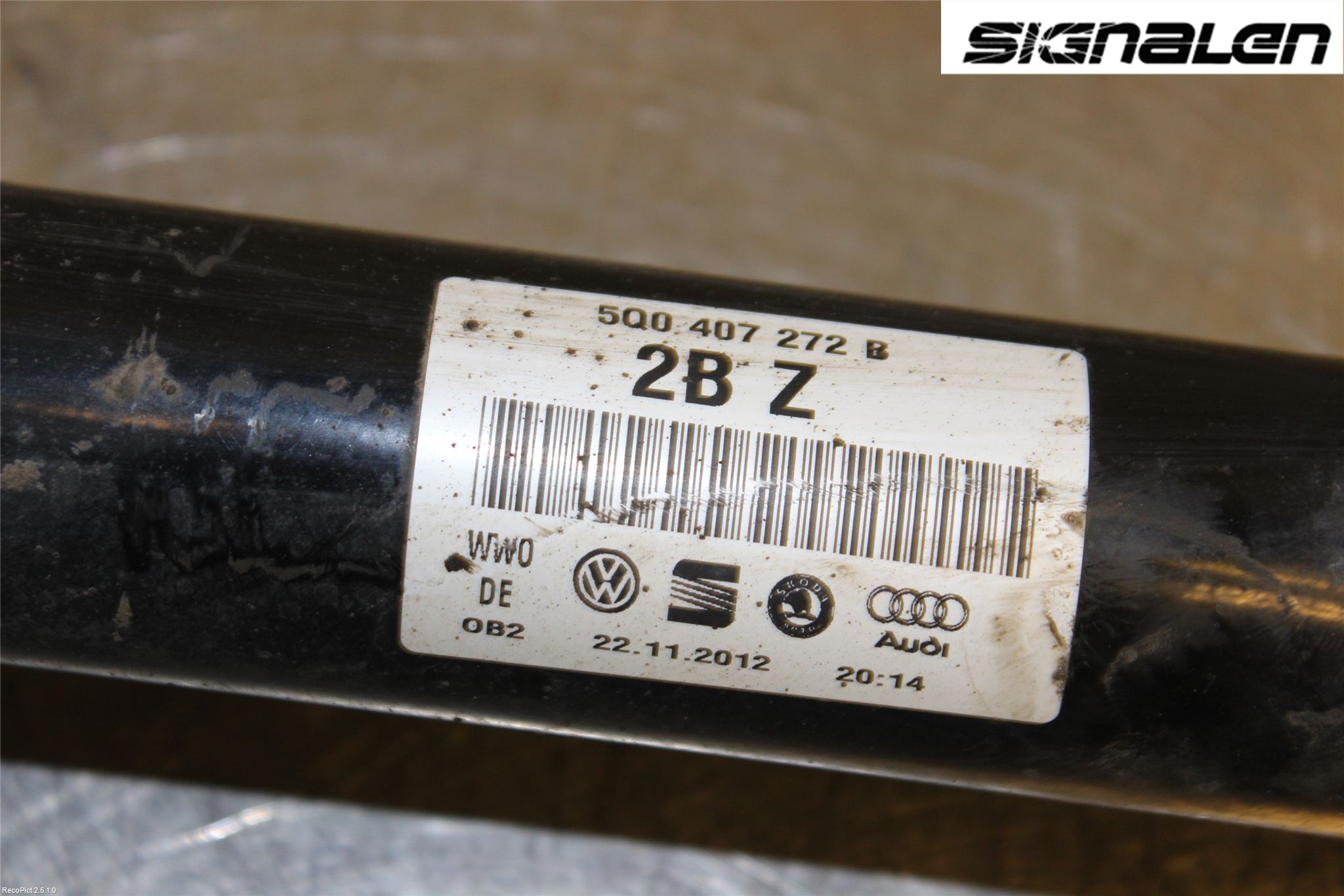 Volkswagen VW GOLF / E-GOLF VII 13-20 Drivaxel Fram Höger