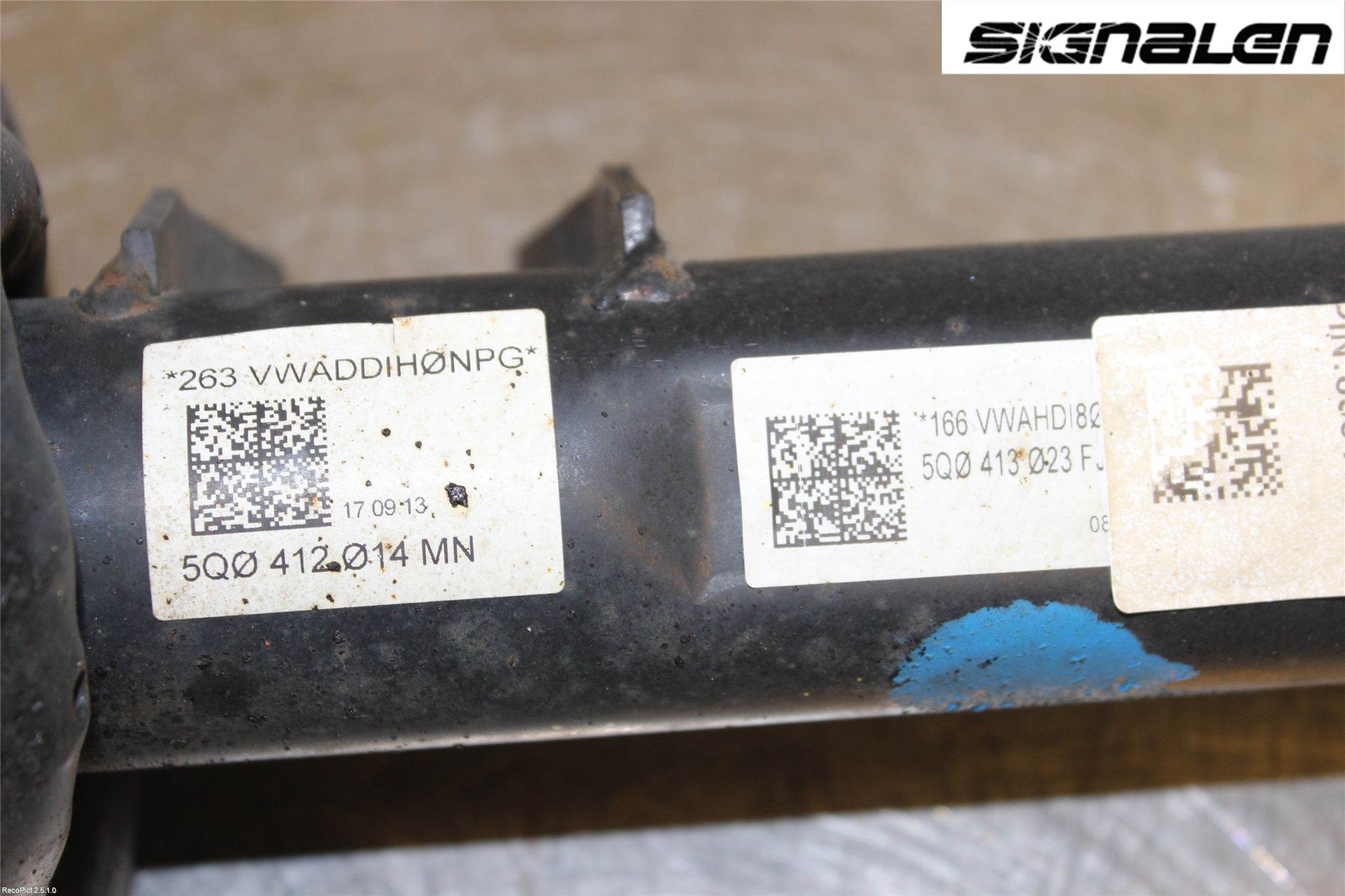 Volkswagen VW GOLF / E-GOLF VII 13-20 Fjäderben Fram Höger