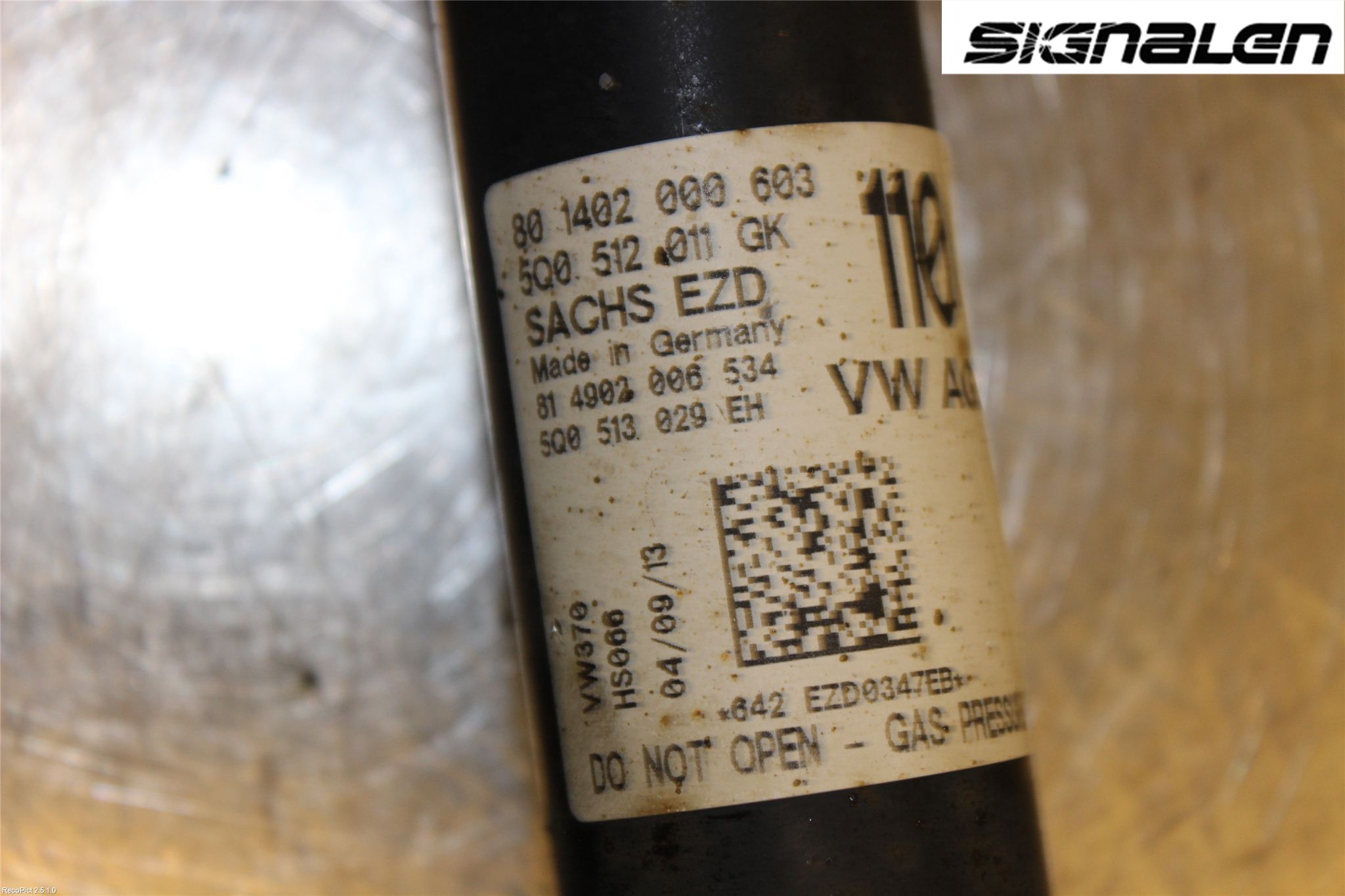 Volkswagen VW GOLF / E-GOLF VII 13-20 Stötdämpare Bak