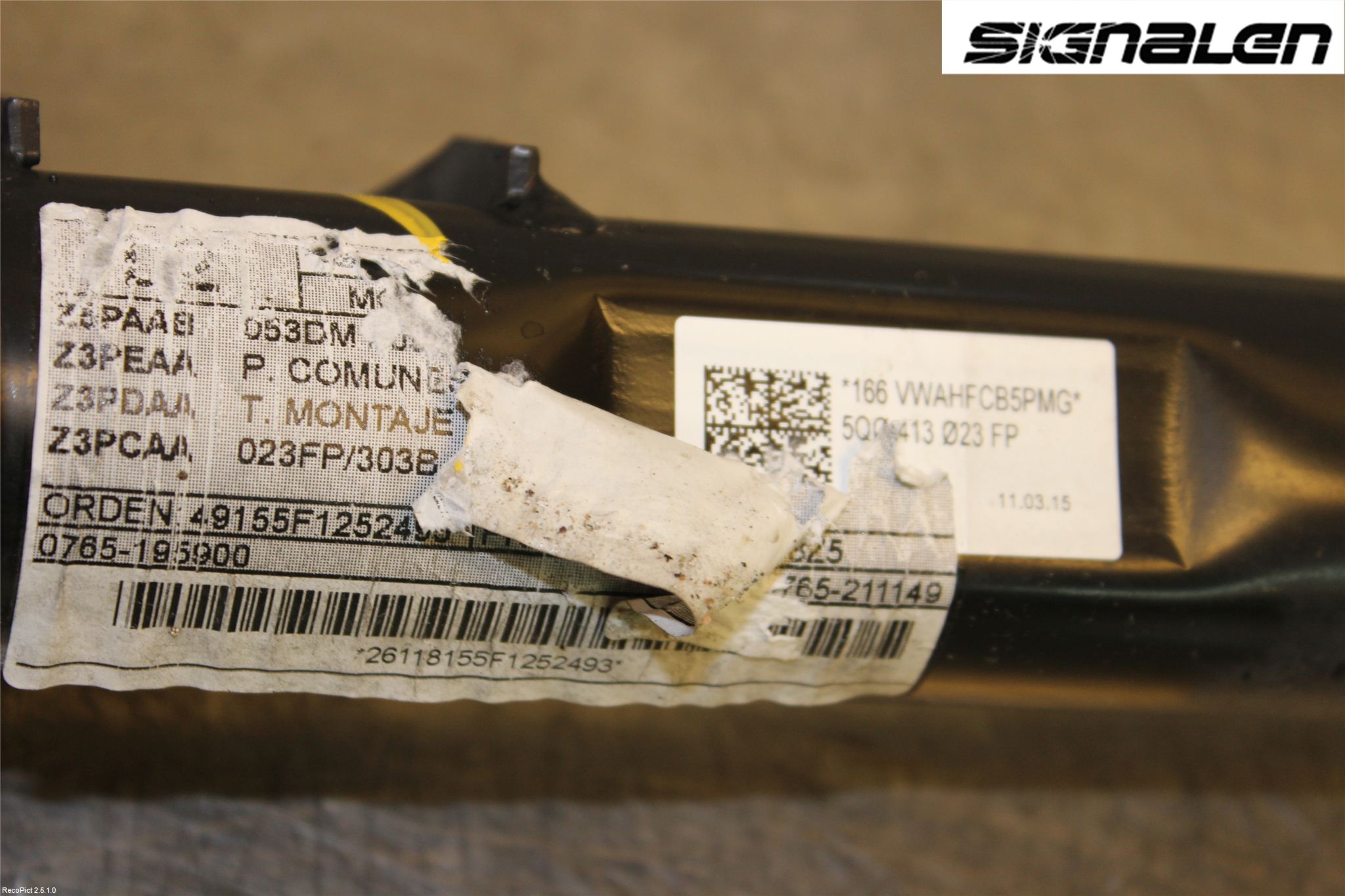 Seat LEON 13-20 Fjäderben Fram Vänster