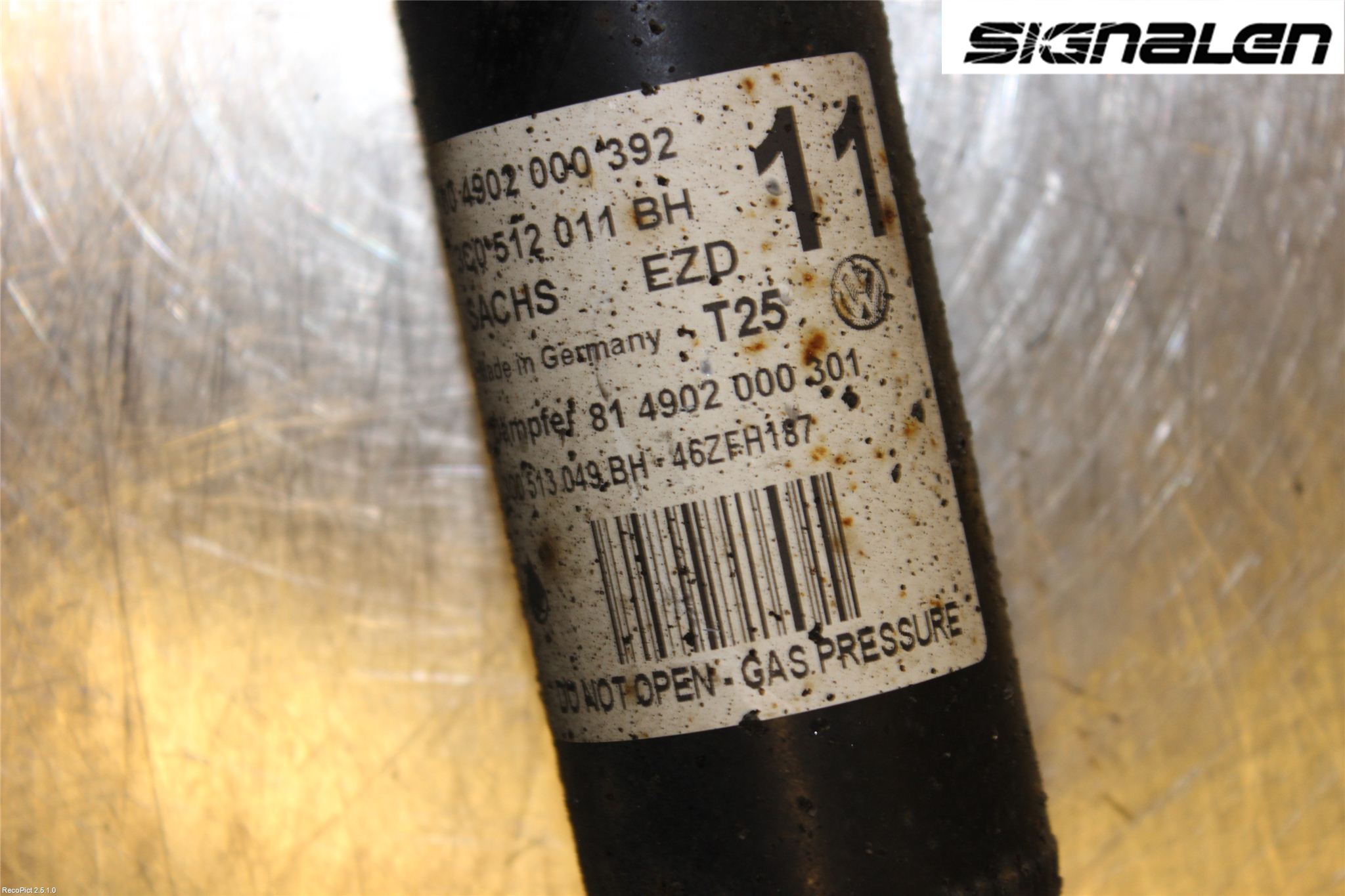 Volkswagen VW PASSAT 11-14 Stötdämpare Bak