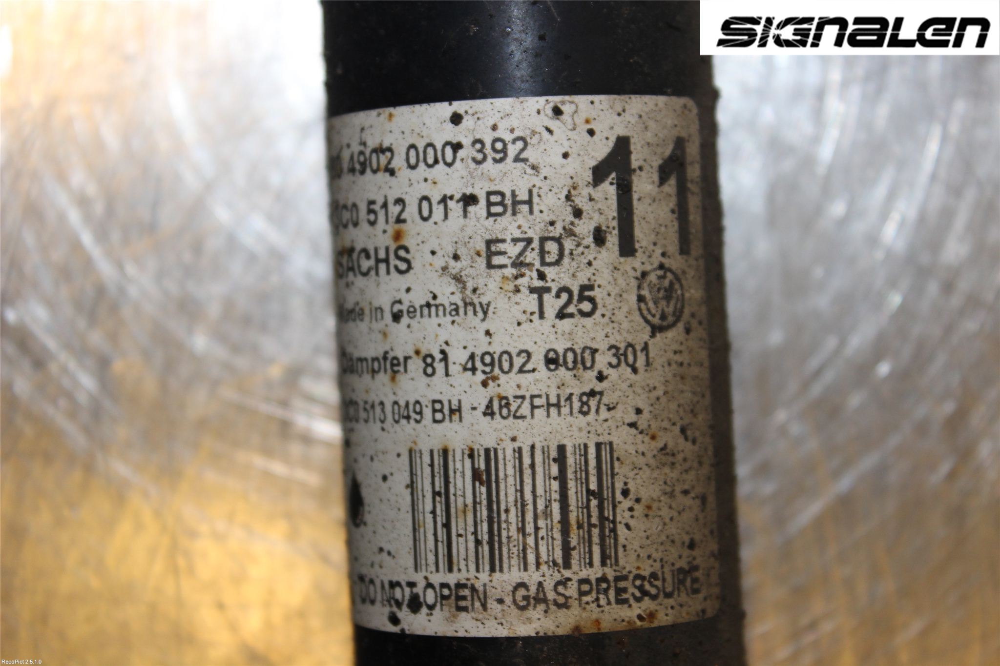 Volkswagen VW PASSAT 11-14 Stötdämpare Bak