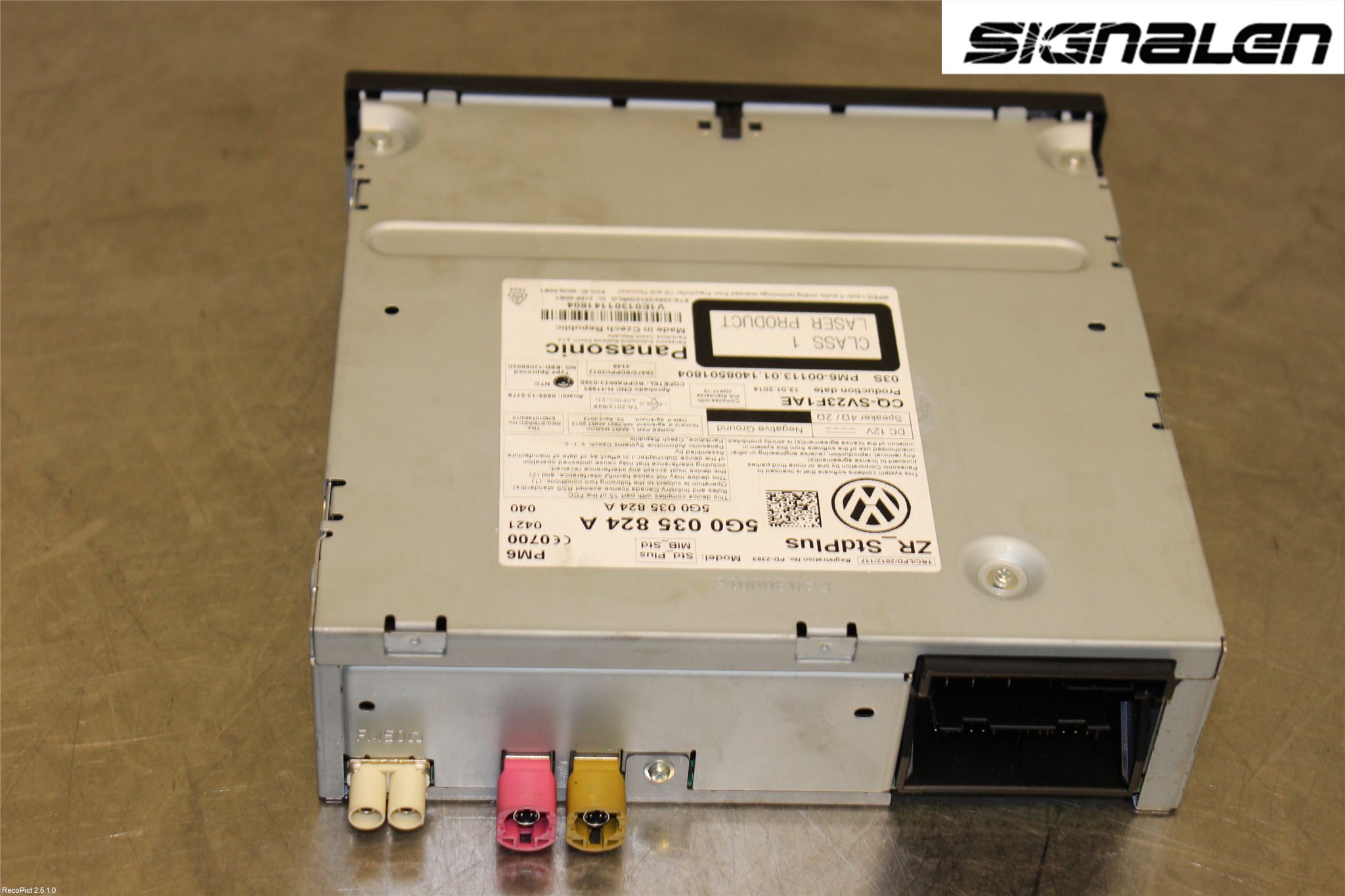 Volkswagen VW GOLF / E-GOLF VII 13-20 Radio