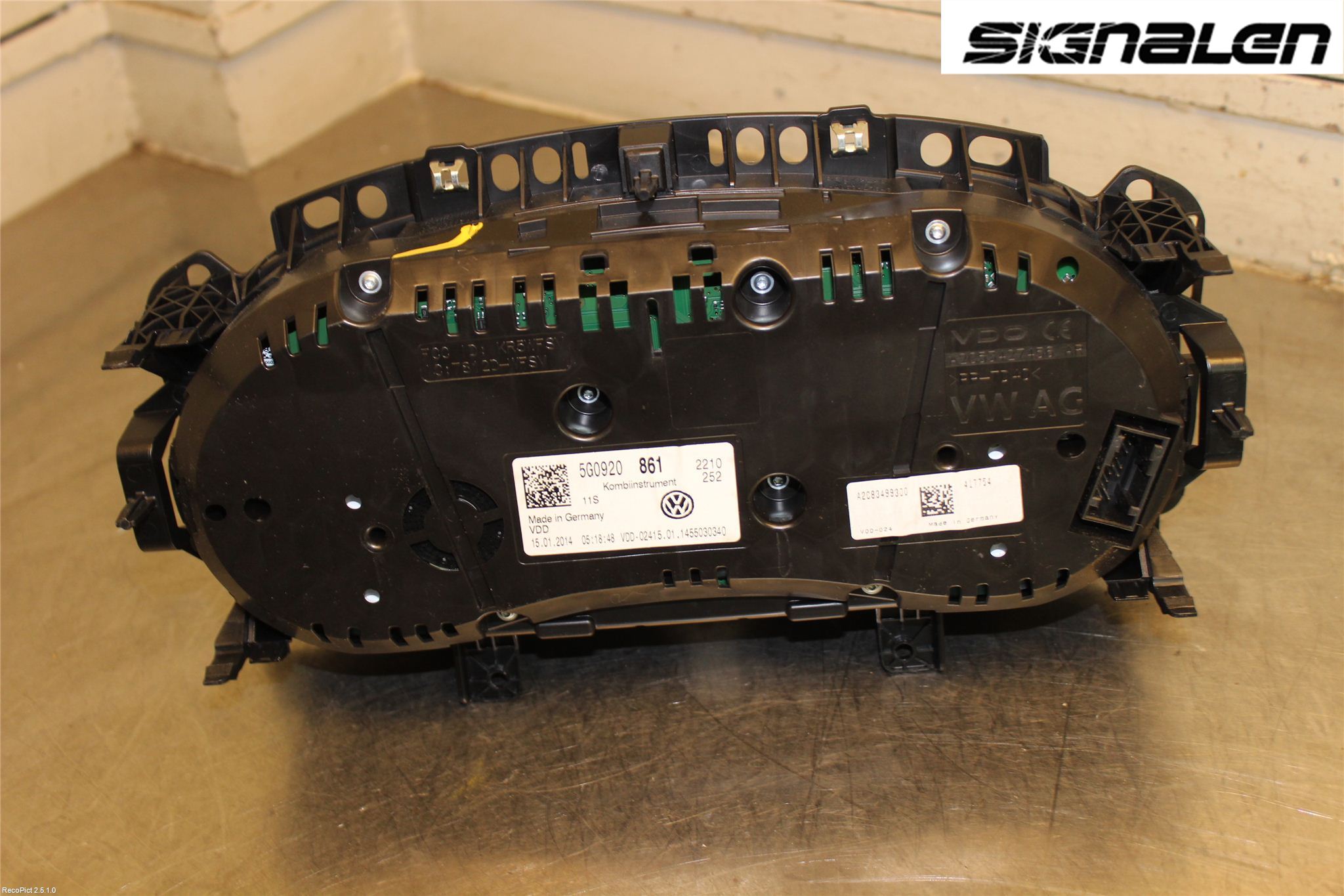 Volkswagen VW GOLF / E-GOLF VII 13-20 Instrument Komb