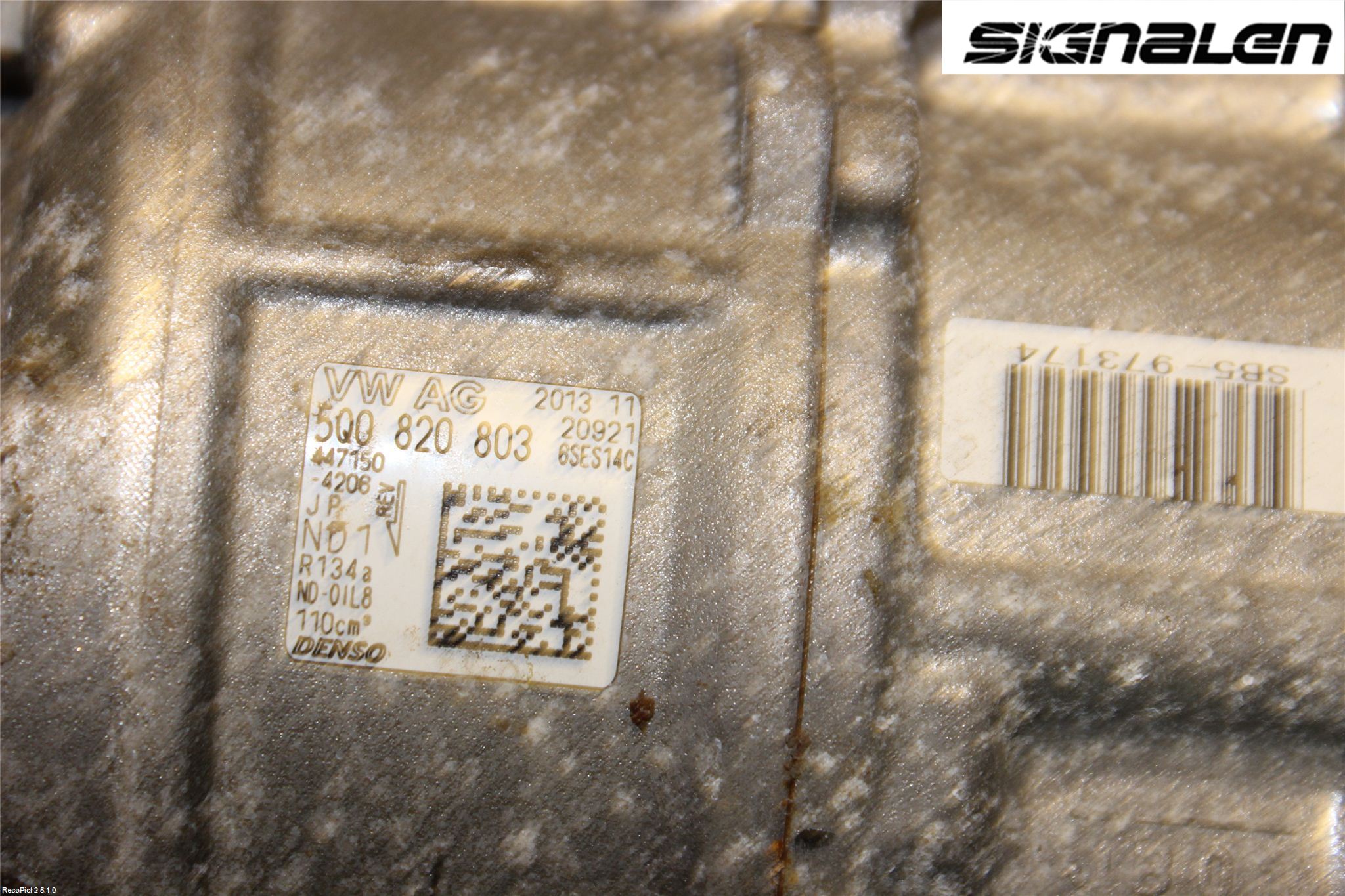 Volkswagen VW GOLF / E-GOLF VII 13-20 Ac Kompressor