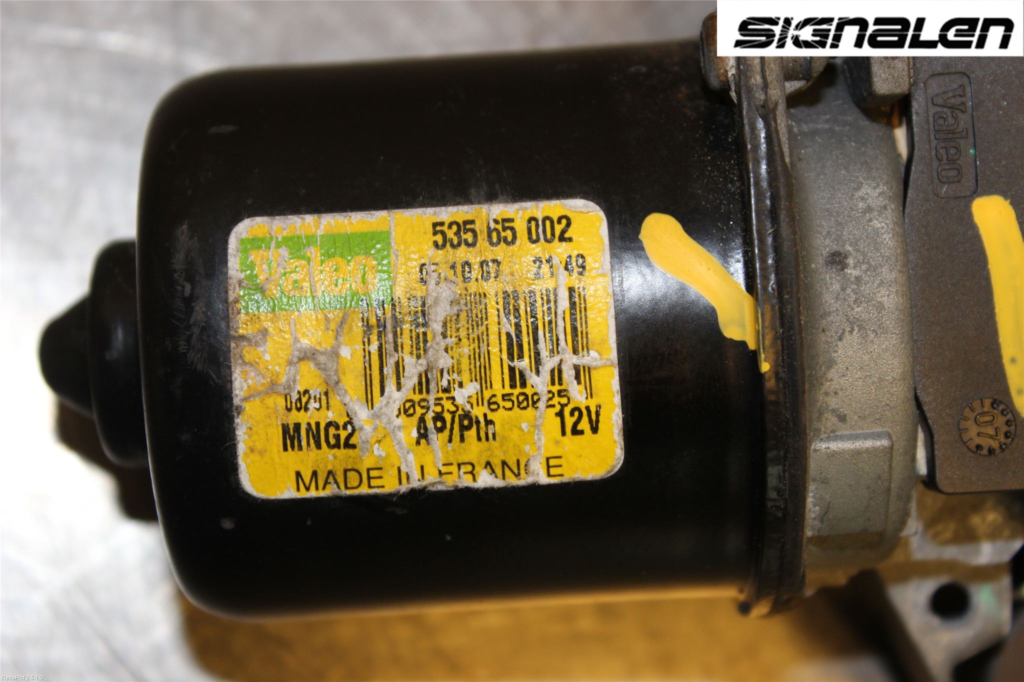 Toyota AYGO 06-14 Torkarmotor Vindruta