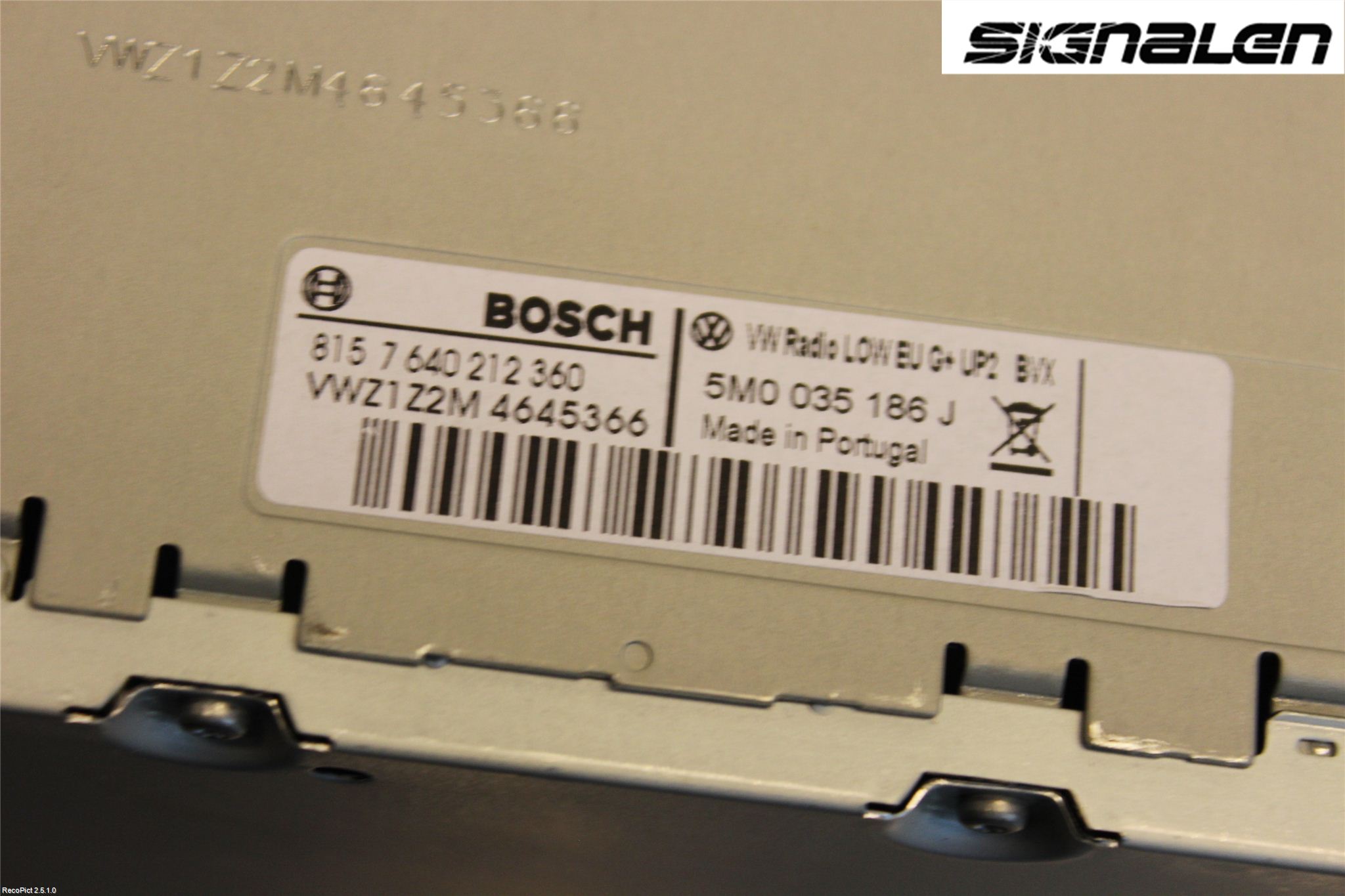 Volkswagen VW POLO 10-17 Radio