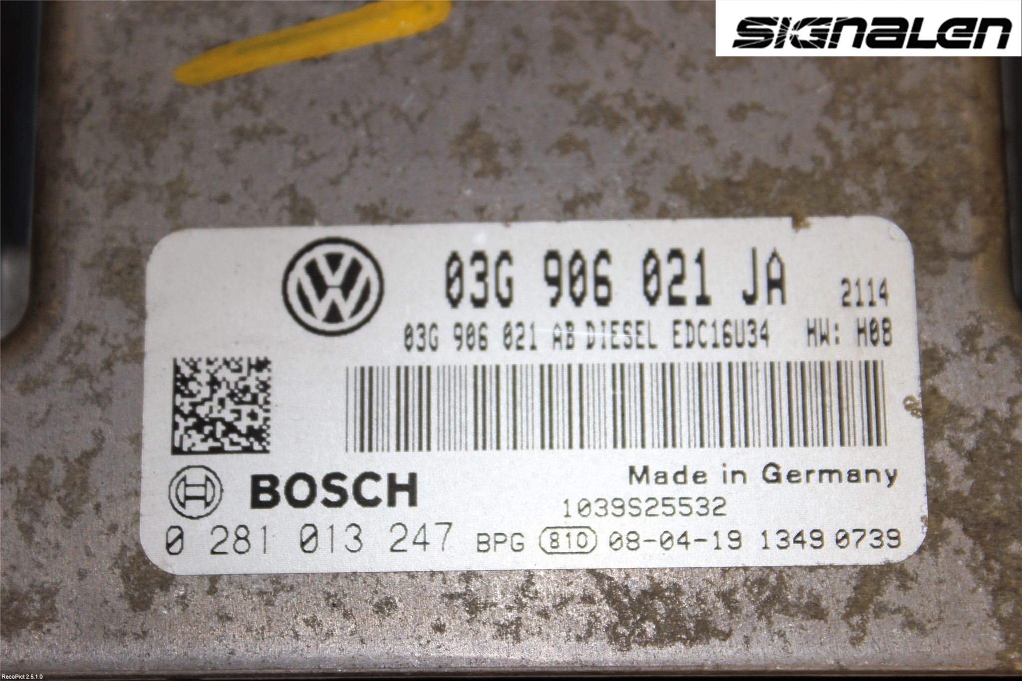 Volkswagen VW CADDY      04-10 Styrenhet Insprut Bensin