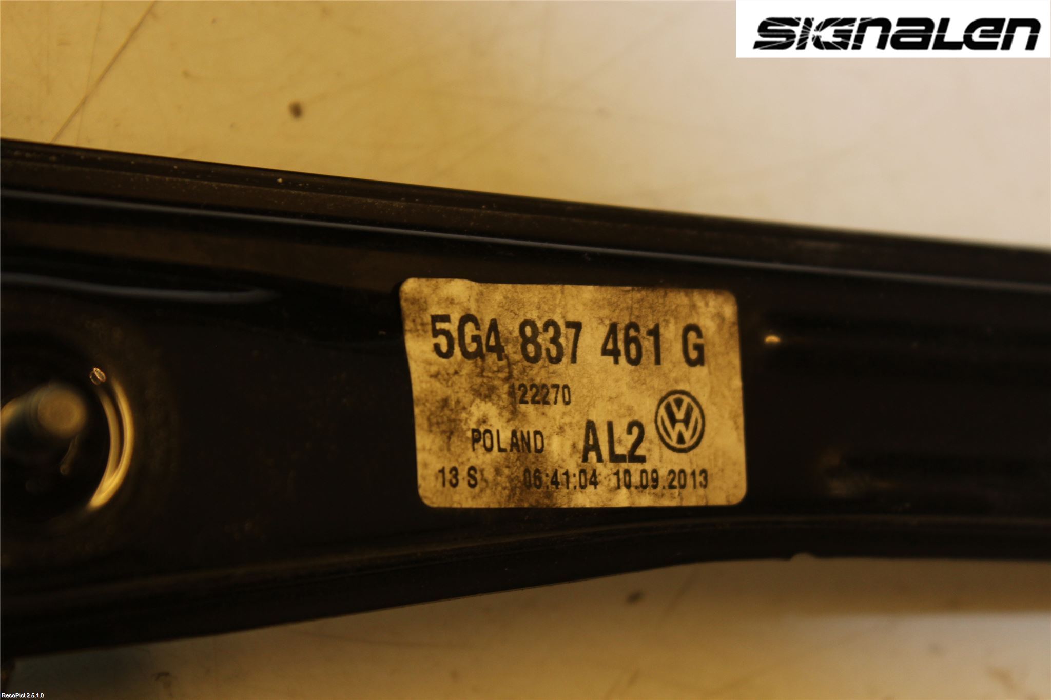 Volkswagen VW GOLF / E-GOLF VII 13-20 Fönsterhissmekanism