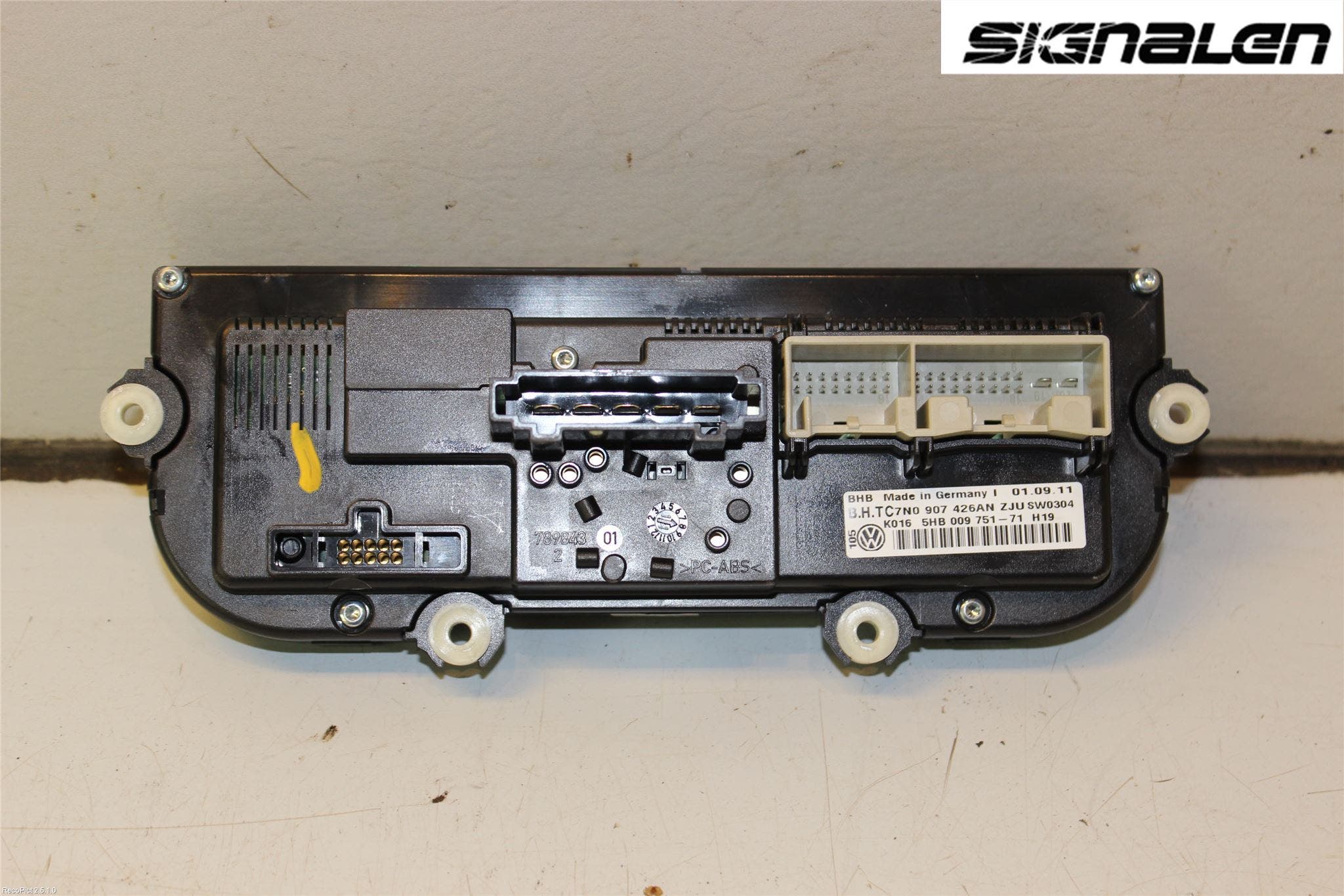 Volkswagen VW CADDY 11-15 Ac Styrenhet Ac Manöveren