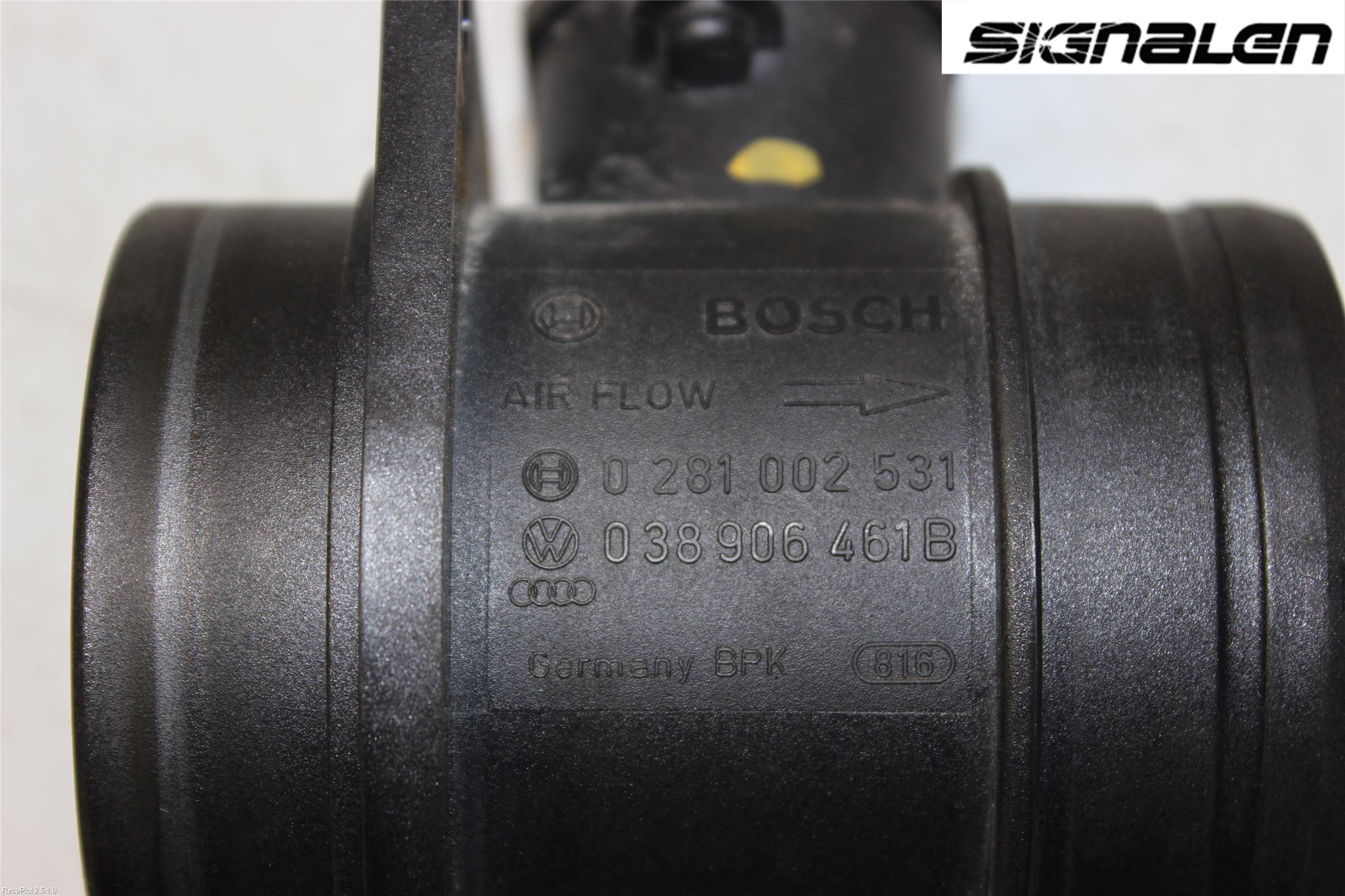 Volkswagen VW CADDY      04-10 Injluftmassamätare