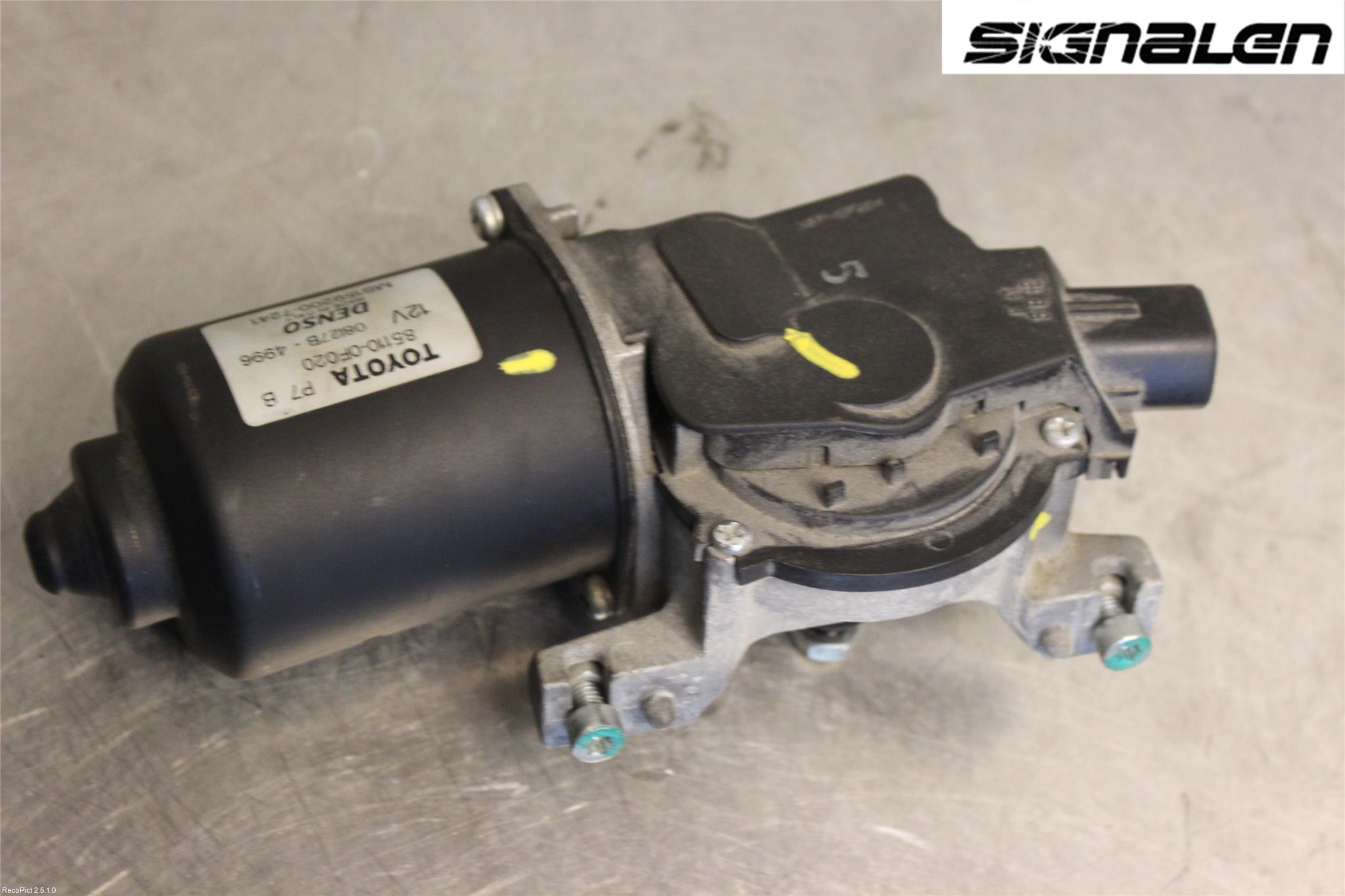 Toyota COROLLA VERSO 04-07 Torkarmotor Vindruta