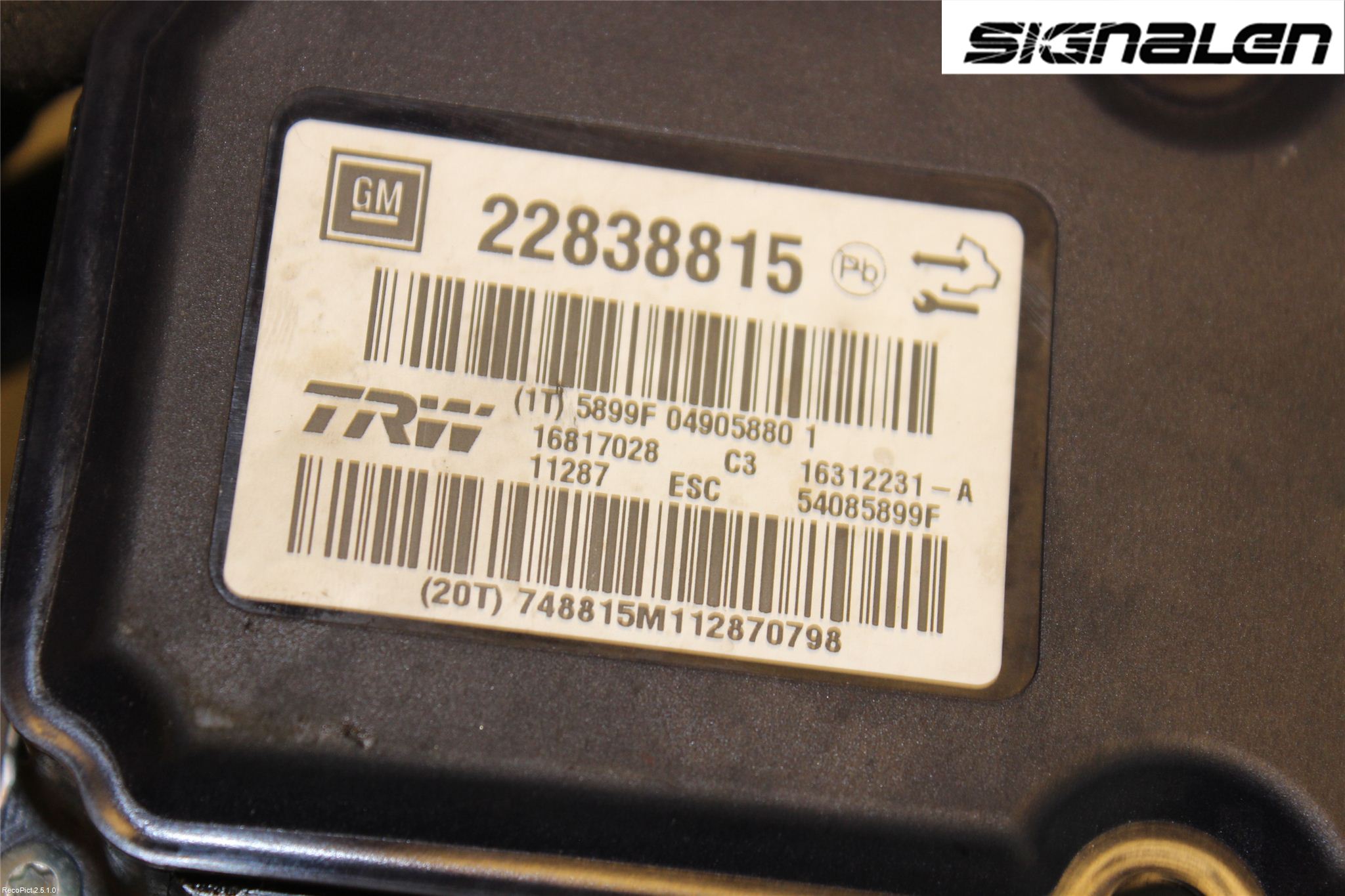 Opel INSIGNIA 09-16 Abs Hydraulaggregat