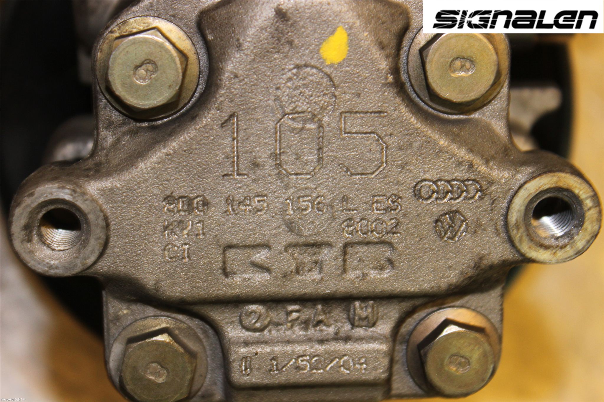 Volkswagen VW PASSAT 01-05 Styrservopump