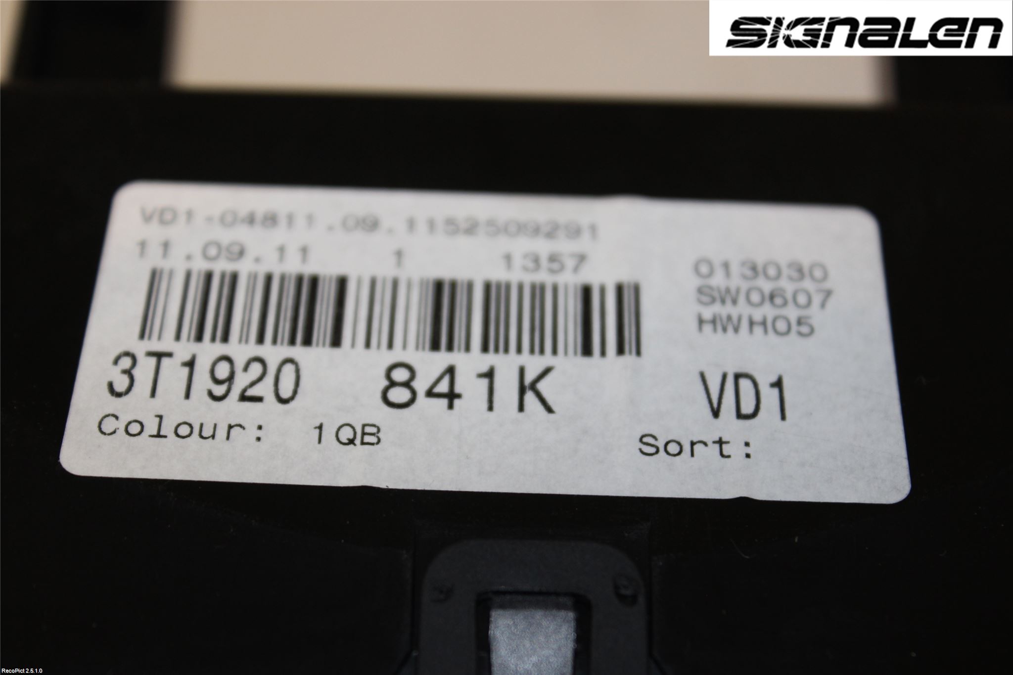 Skoda SUPERB 09-15 Instrument Komb