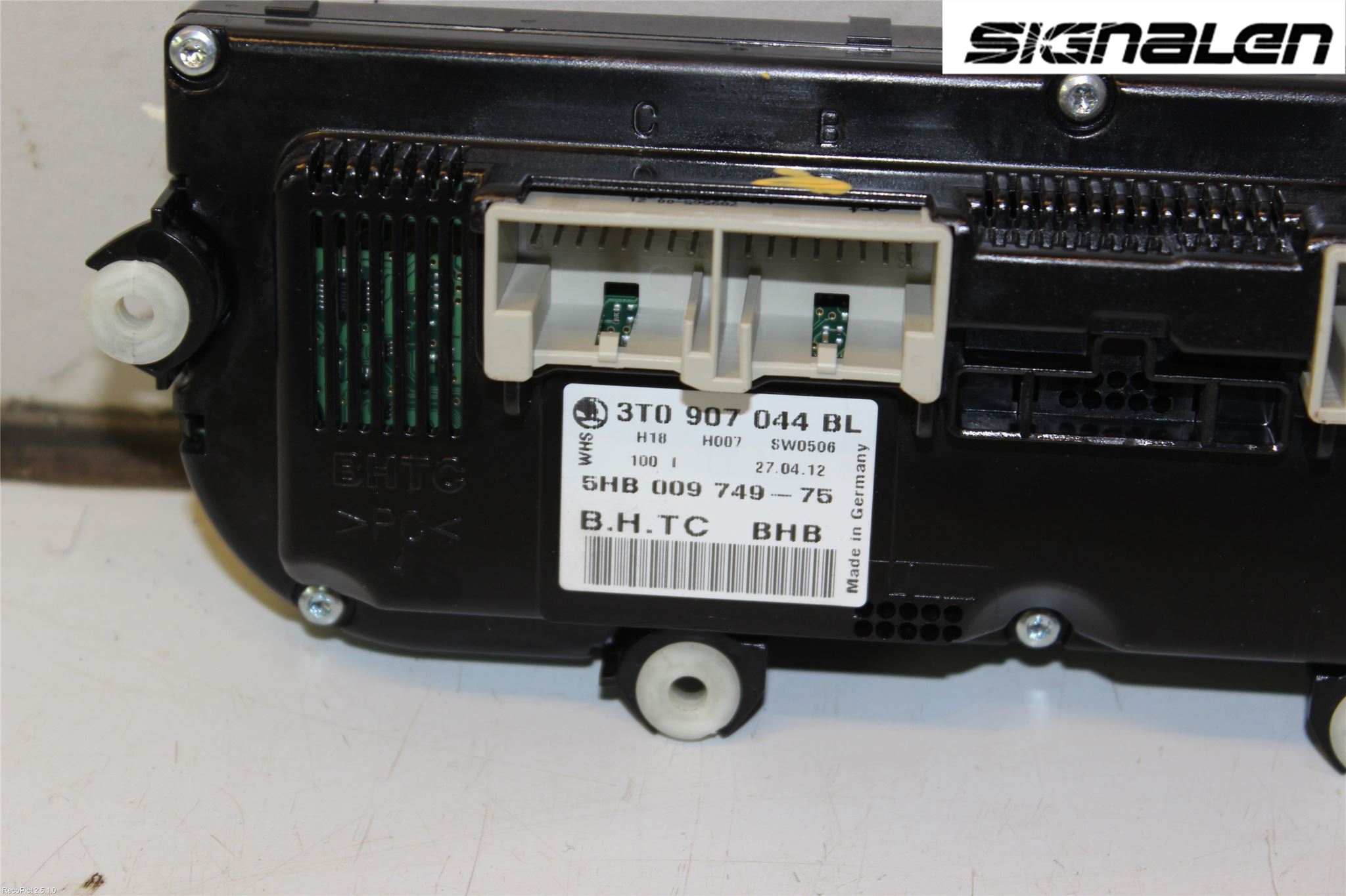 Skoda SUPERB 09-15 Ac Styrenhet Ac Manöveren