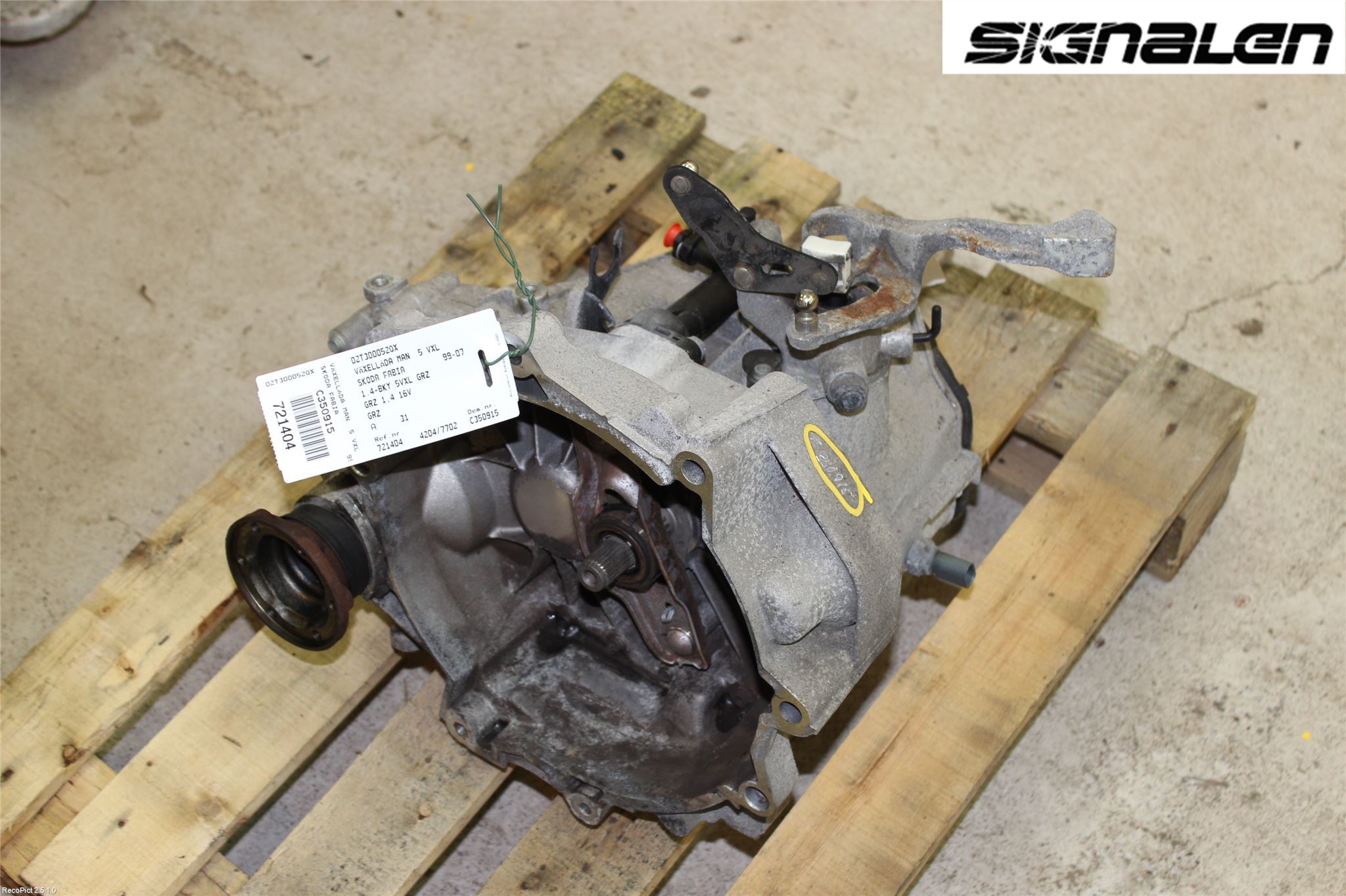 Skoda FABIA 99-07 Växellåda Man 5 Vxl