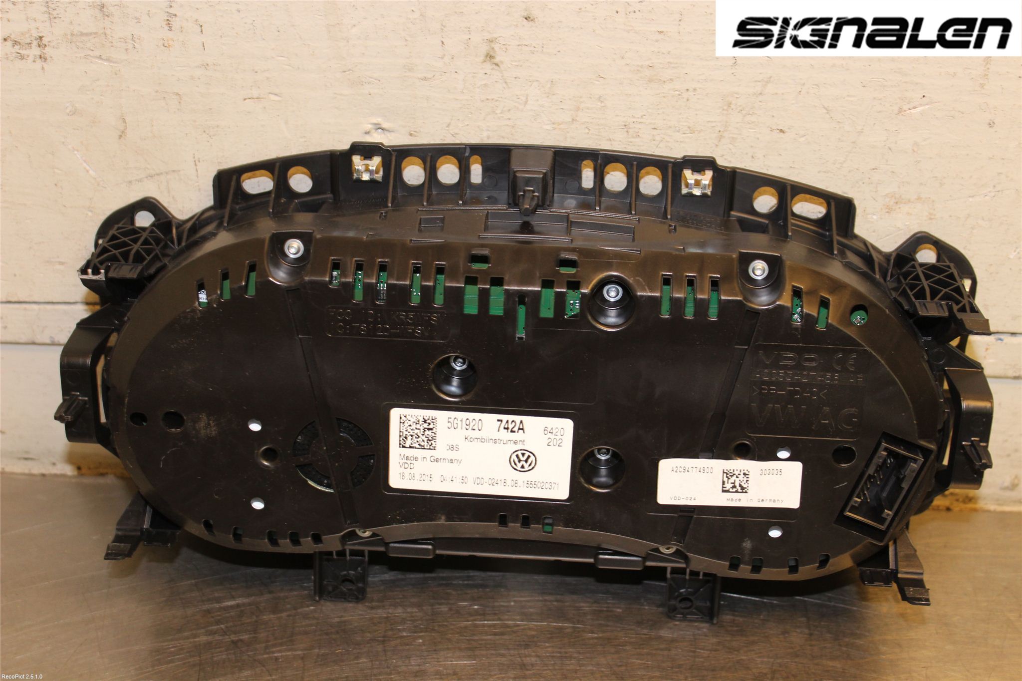 Volkswagen VW GOLF / E-GOLF VII 13-20 Instrument Komb