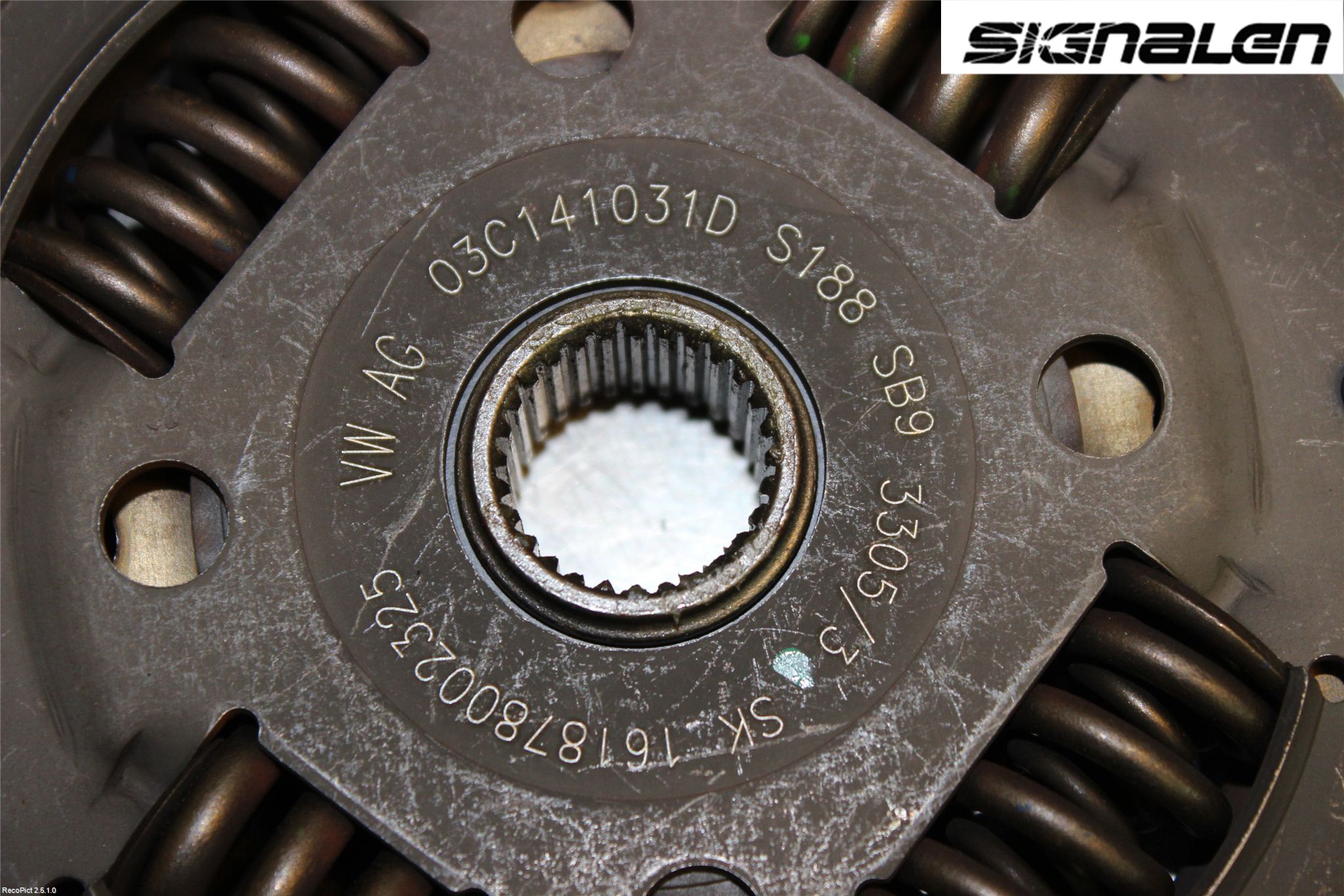 Volkswagen VW GOLF / E-GOLF VII 13-20 Koppling-Lamell