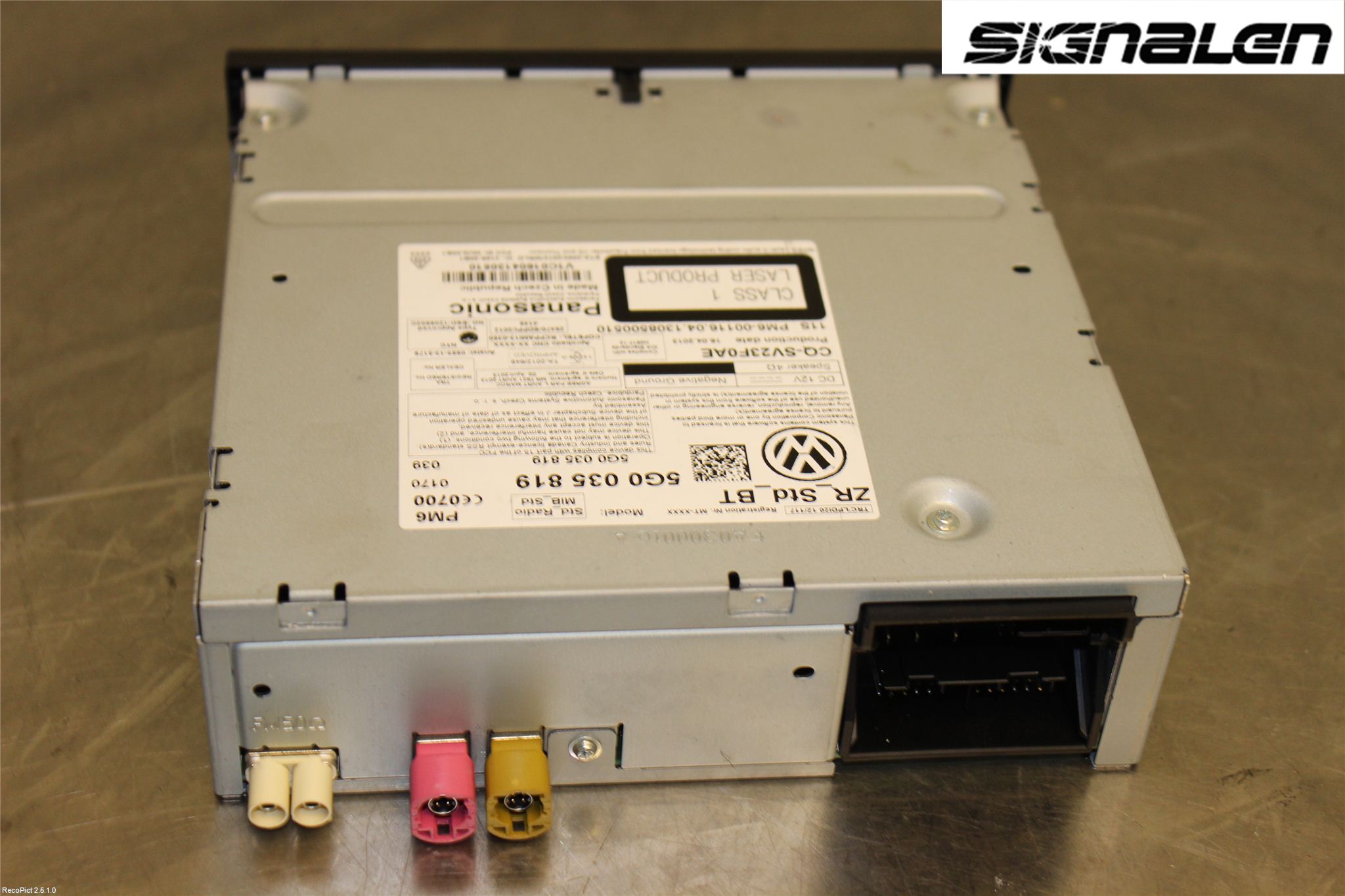 Volkswagen VW GOLF / E-GOLF VII 13-20 Radio