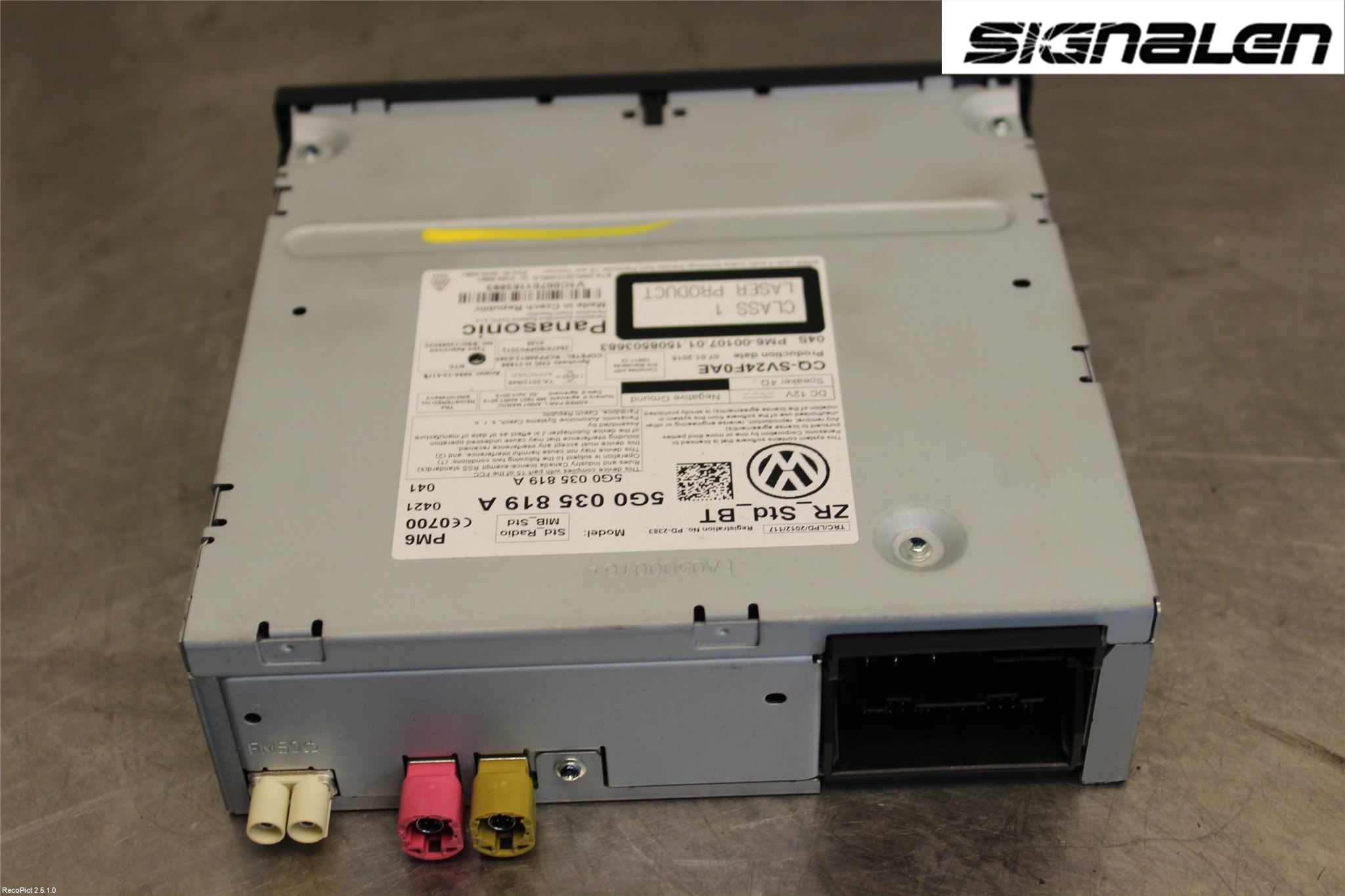 Volkswagen VW GOLF / E-GOLF VII 13-20 Radio