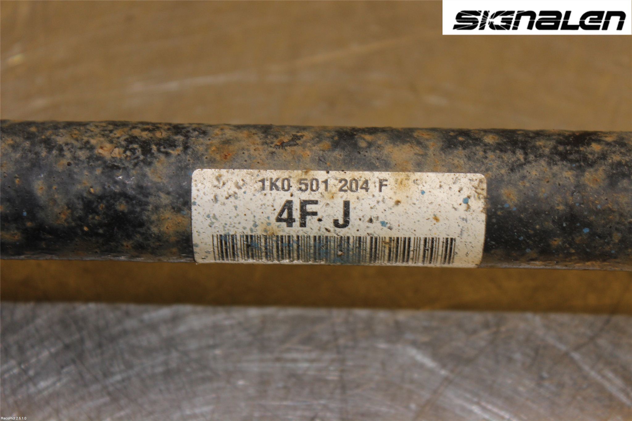 Volkswagen VW GOLF VI 09-13 Drivaxel Bak Höger