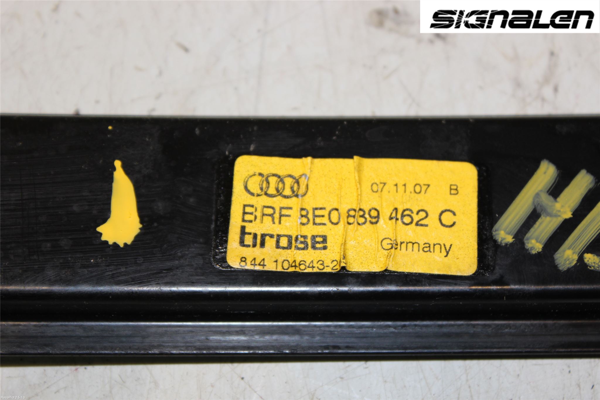 Audi A4/S4 05-07 Fönsterhissmekanism