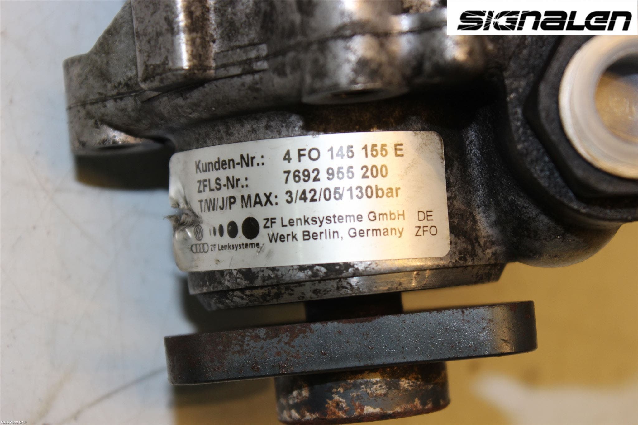 Audi A6/S6 05-11 Styrservopump