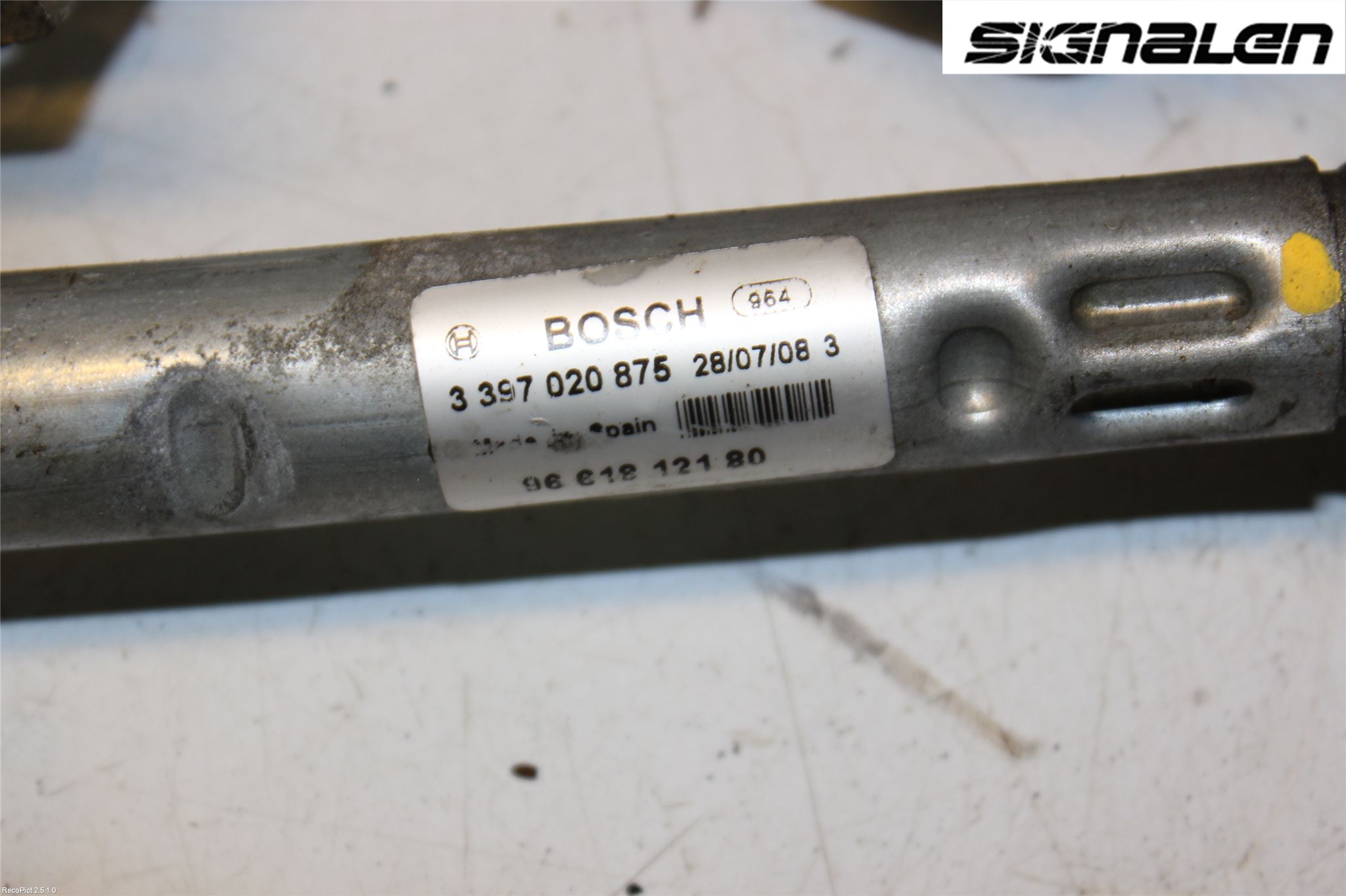 Peugeot 407 Torkarmekanism Vindruta