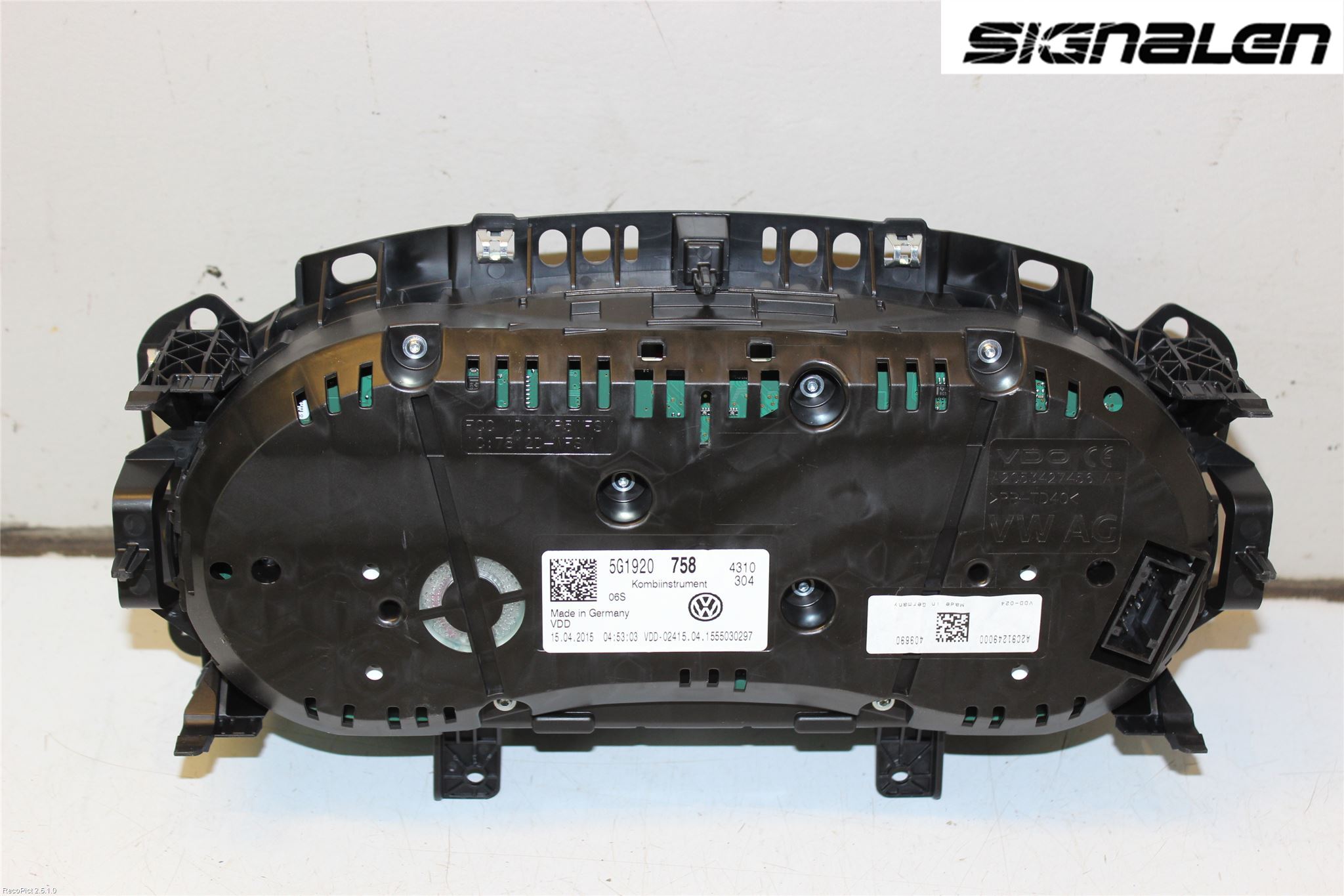 Volkswagen VW GOLF / E-GOLF VII 13-20 Instrument Komb