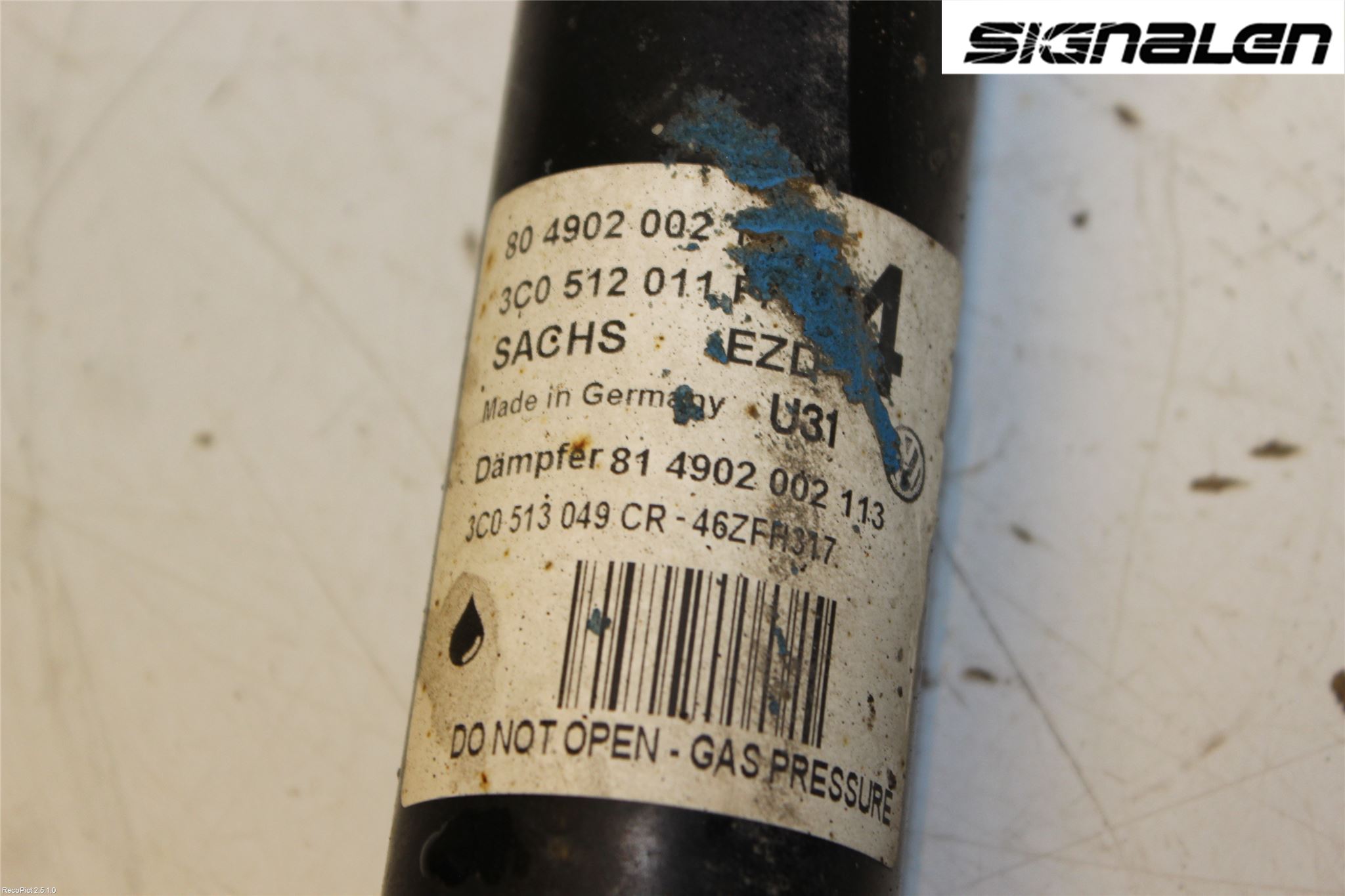 Skoda SUPERB 09-15 Stötdämpare Bak