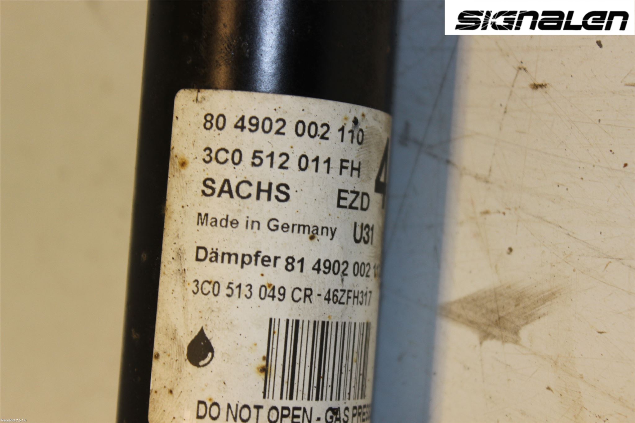 Skoda SUPERB 09-15 Stötdämpare Bak