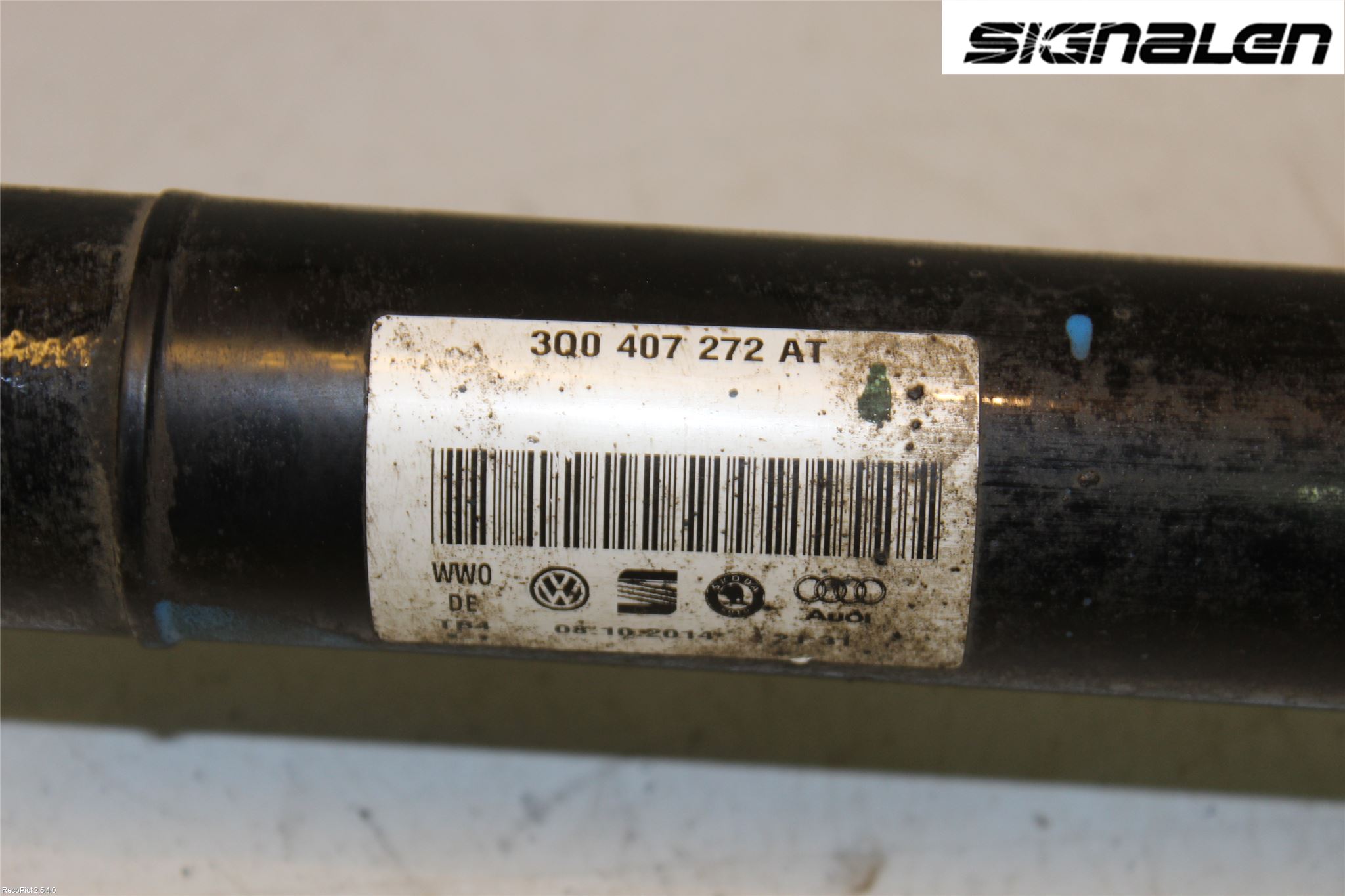 Volkswagen VW PASSAT 15-19 Drivaxel Fram Höger