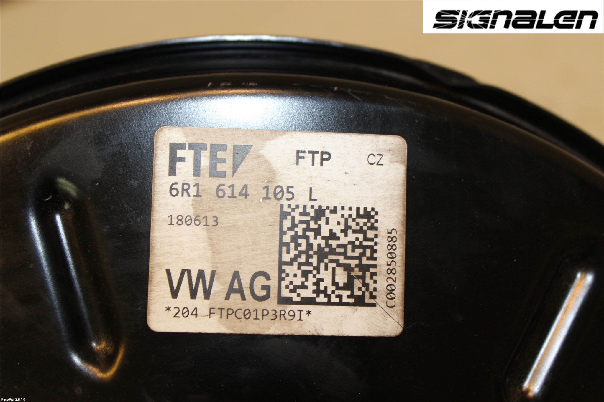 Volkswagen VW POLO 10-17 Bromsservo