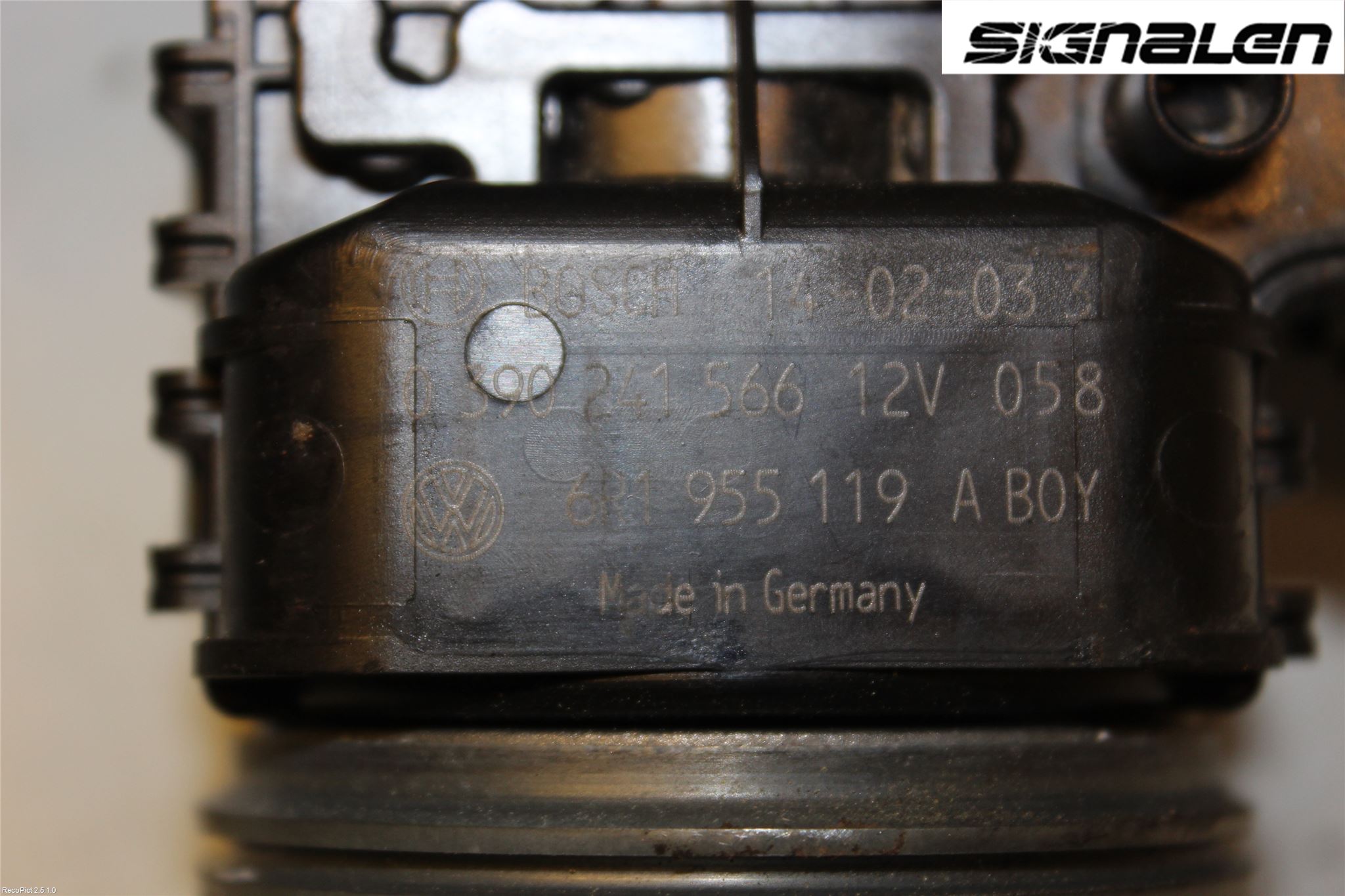 Volkswagen VW POLO 10-17 Torkarmotor Vindruta