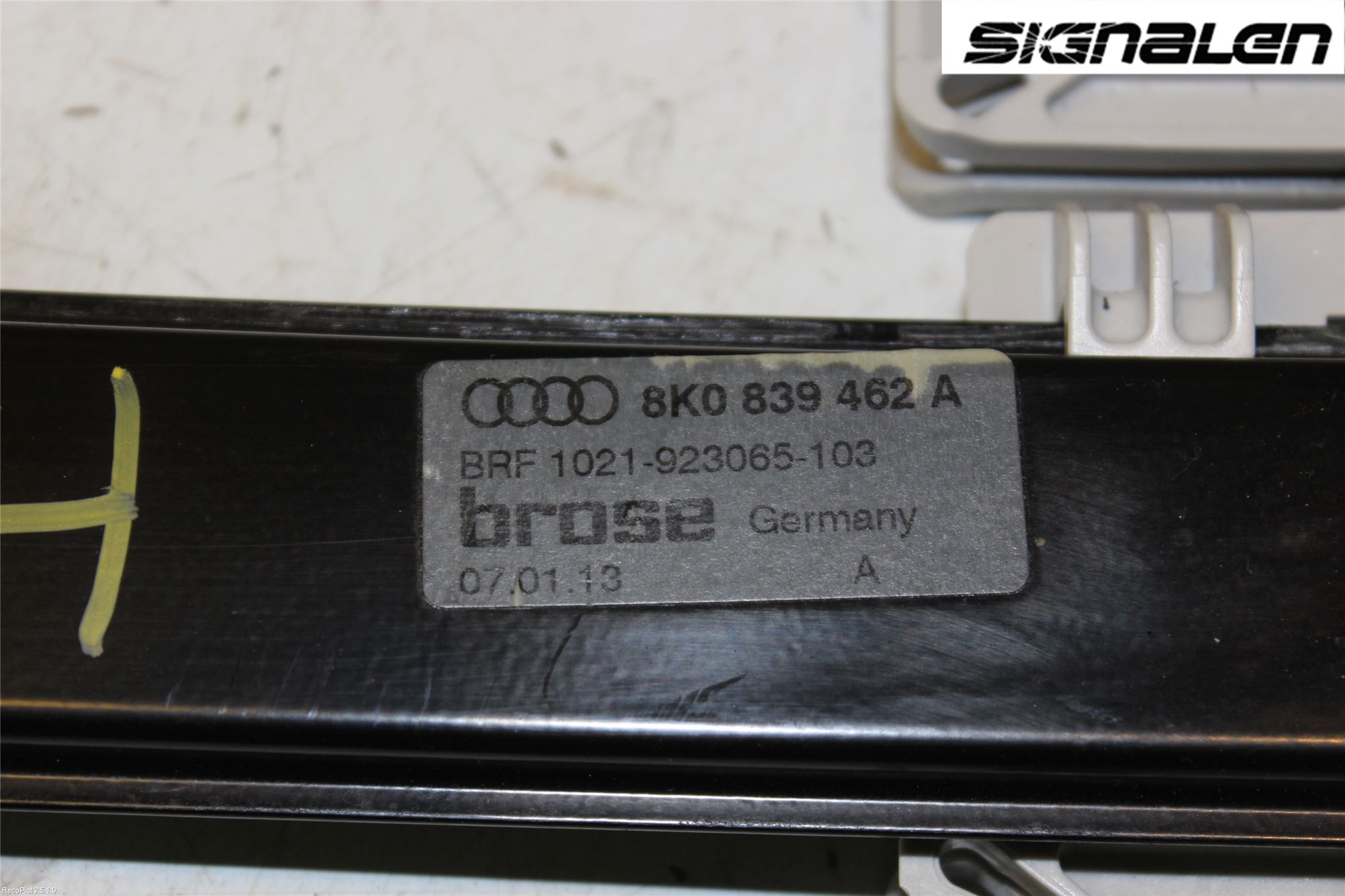 Audi A4 12-15 Fönsterhissmekanism