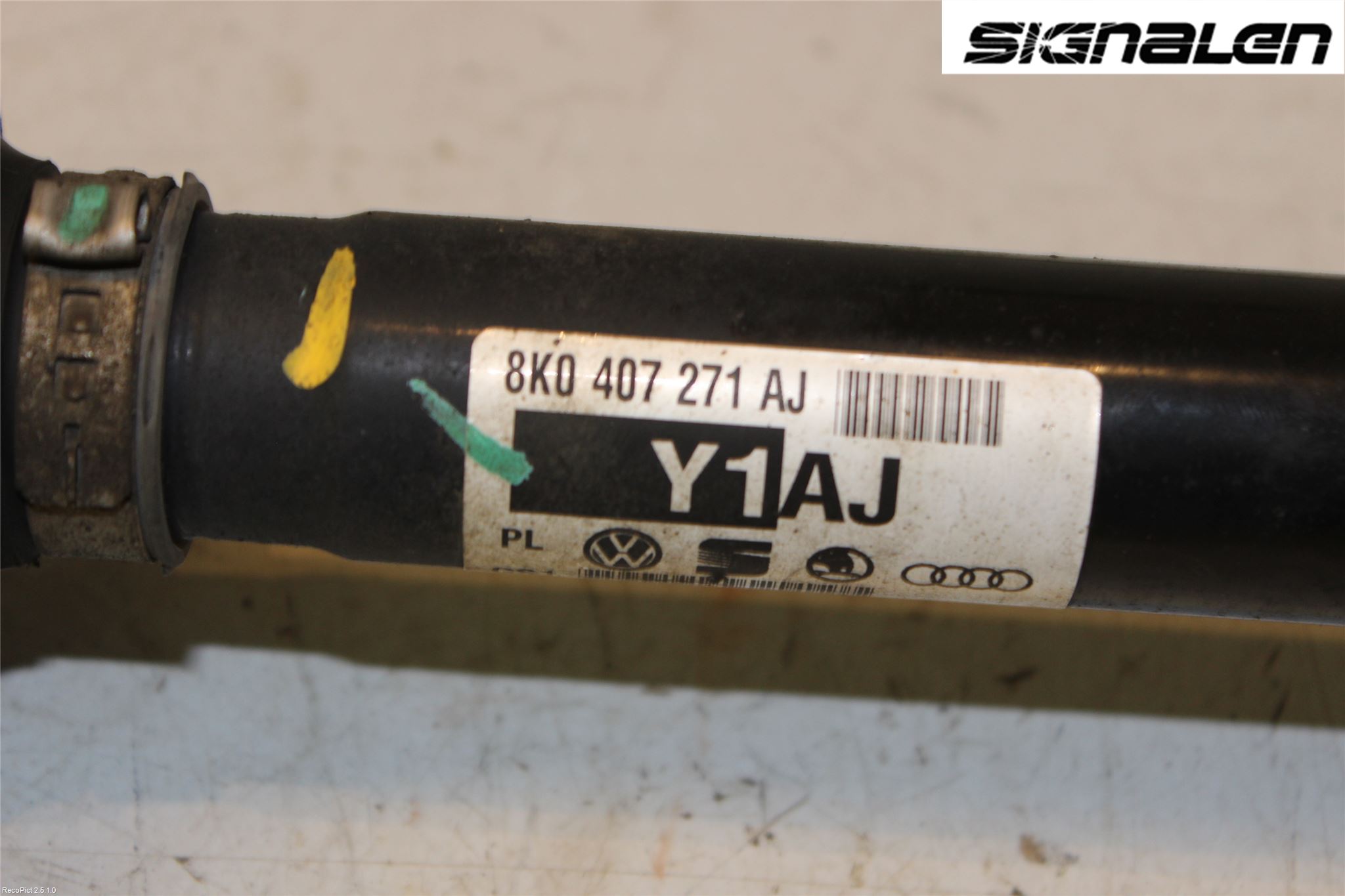 Audi A4 12-15 Drivaxel Fram Vänster