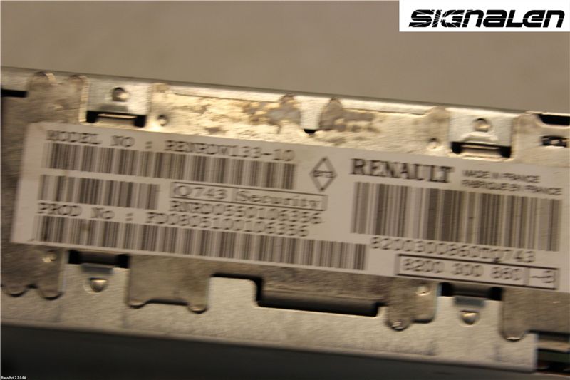 Renault SCÉNIC/GRAND 03-06 Radio