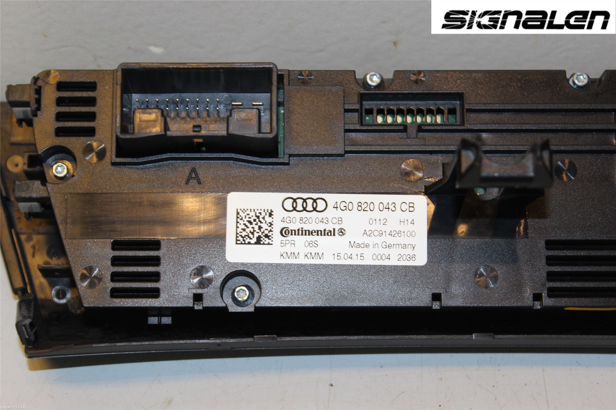 Audi A6 ALLROAD 12-18 Ac Styrenhet Ac Manöveren