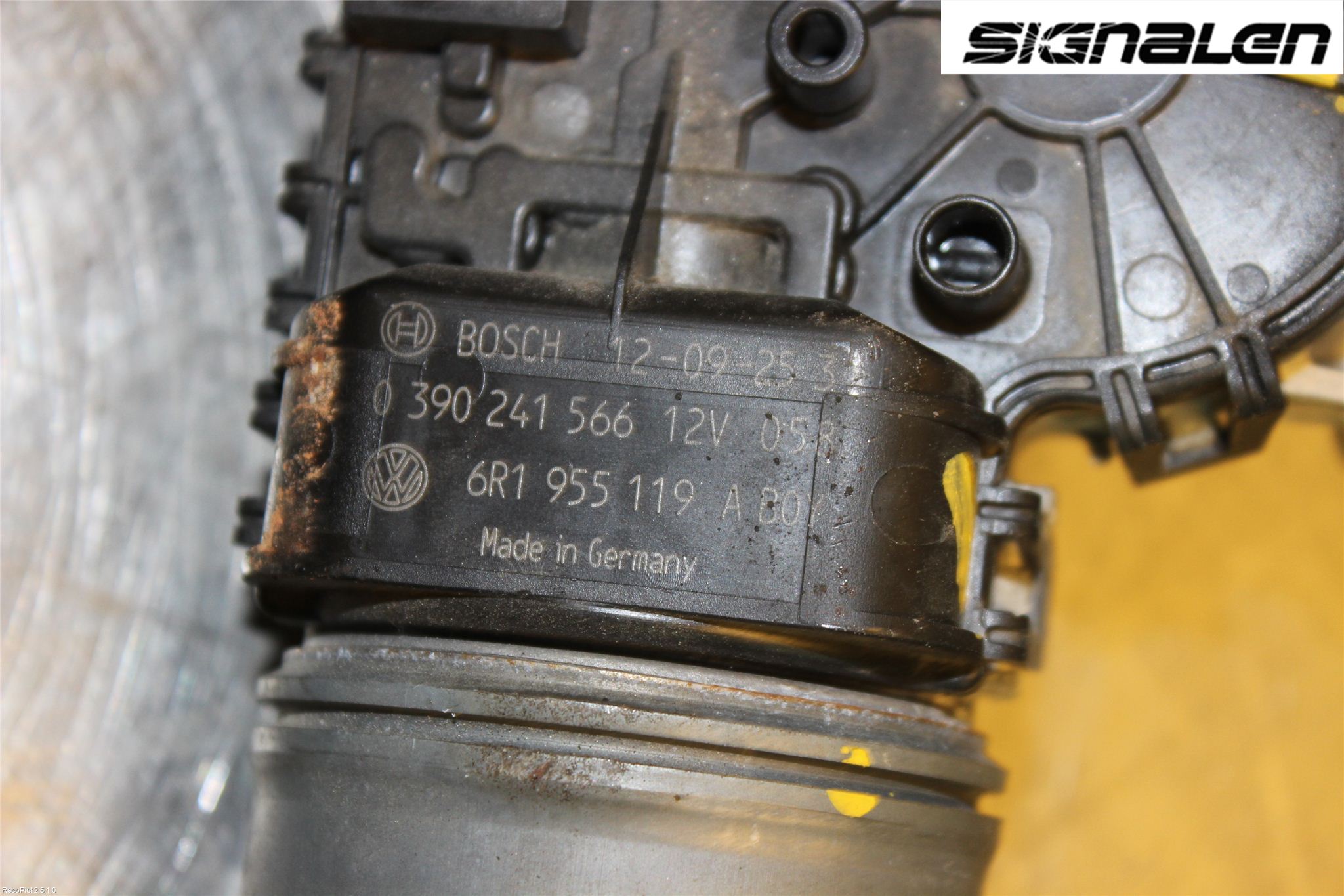 Volkswagen VW POLO 10-17 Torkarmotor Vindruta
