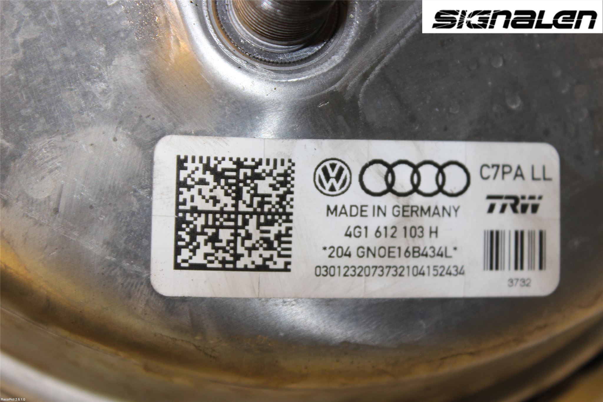 Audi A6 ALLROAD 12-18 Bromsservo