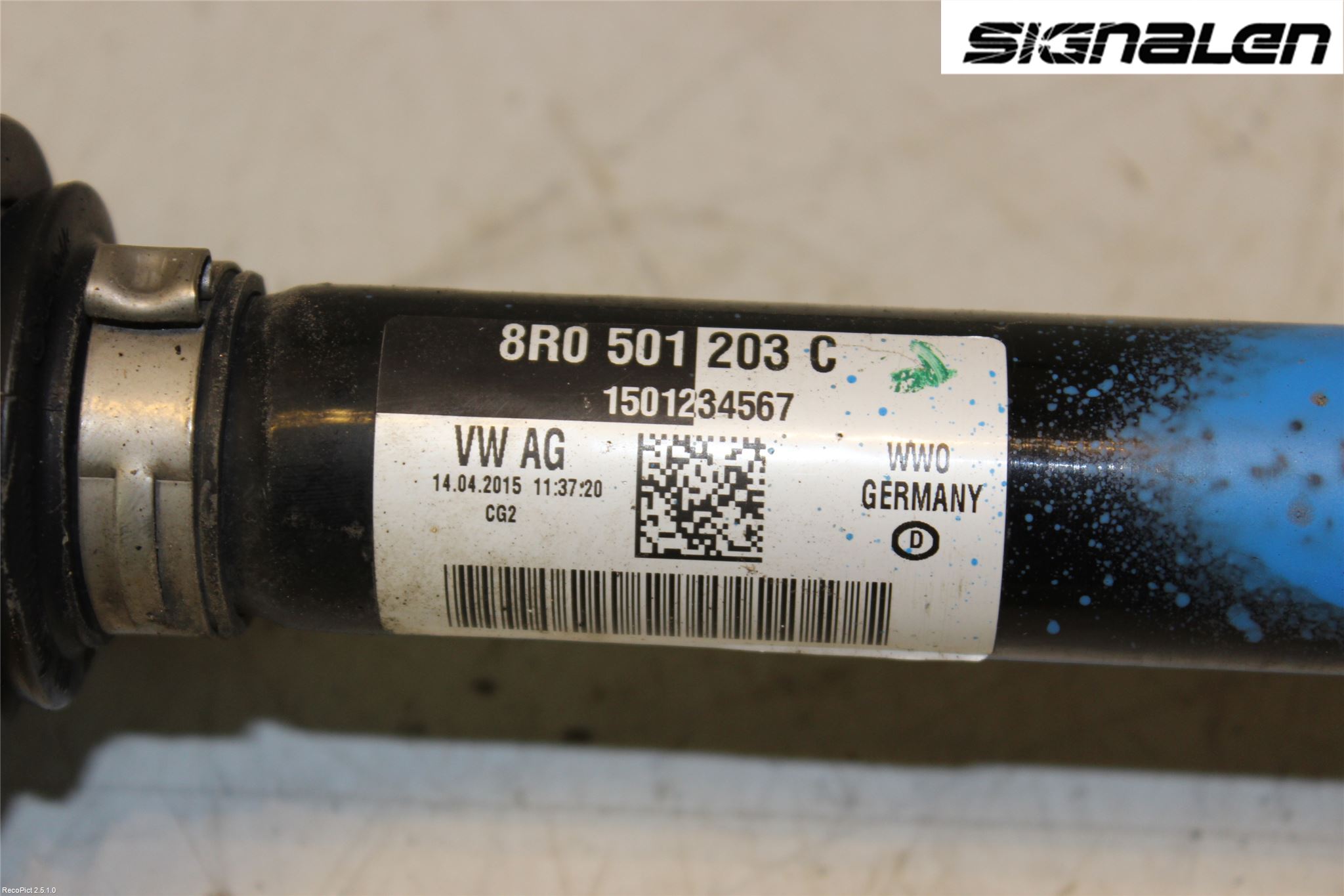 Audi A6 ALLROAD 12-18 Drivaxel Bak Höger