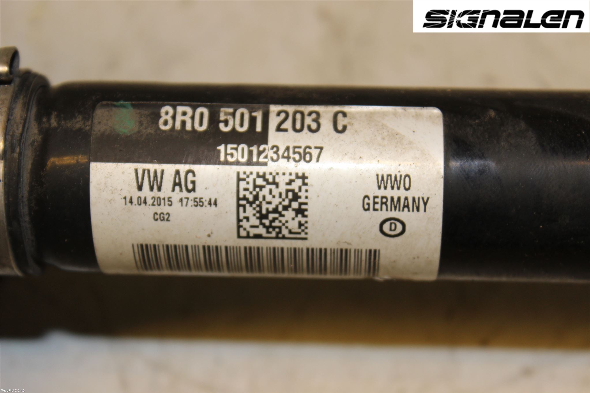 Audi A6 ALLROAD 12-18 Drivaxel Bak Vänster