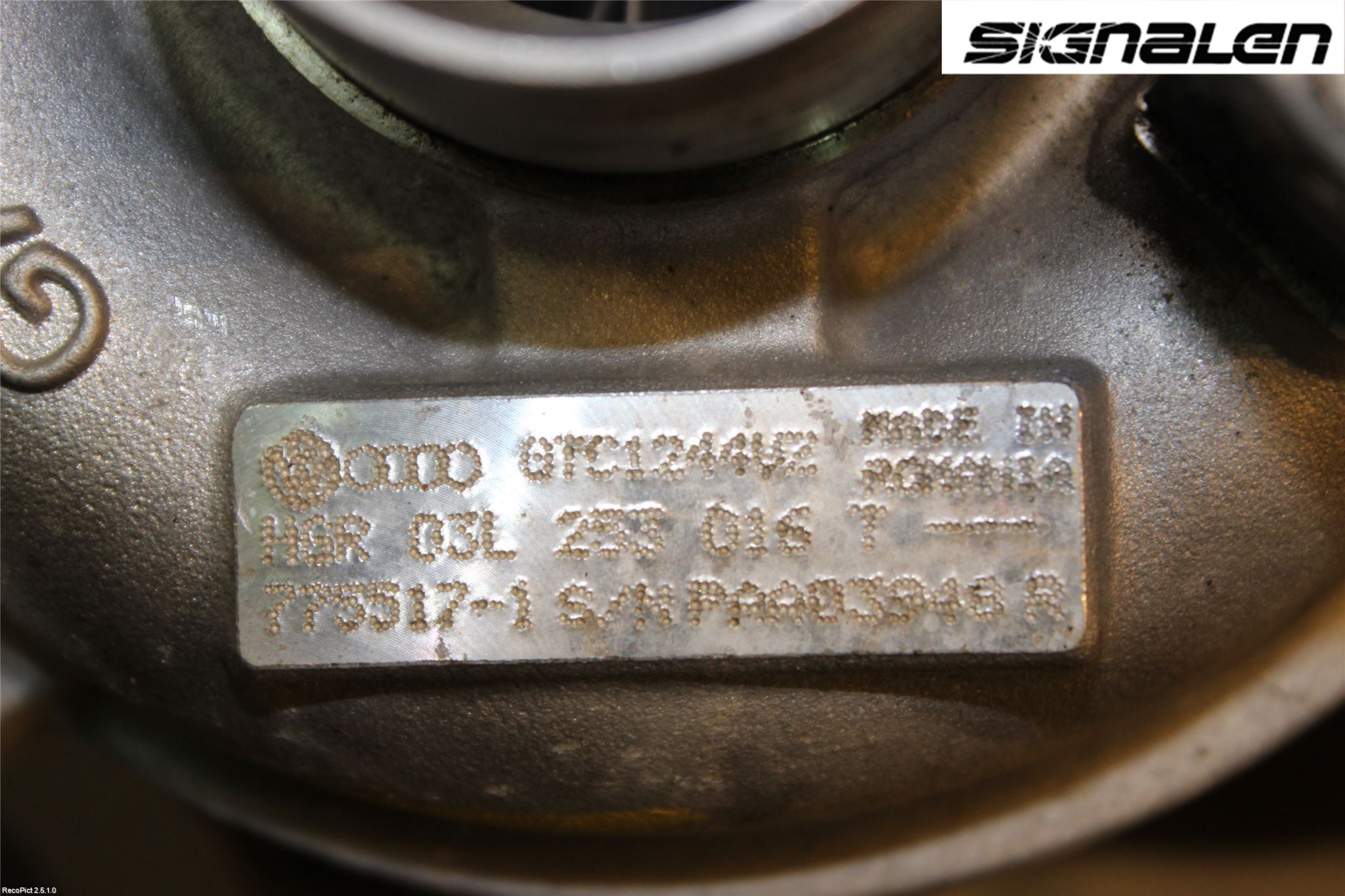 Volkswagen VW GOLF PLUS/CROSS GOLF 04-14 Turboaggregat
